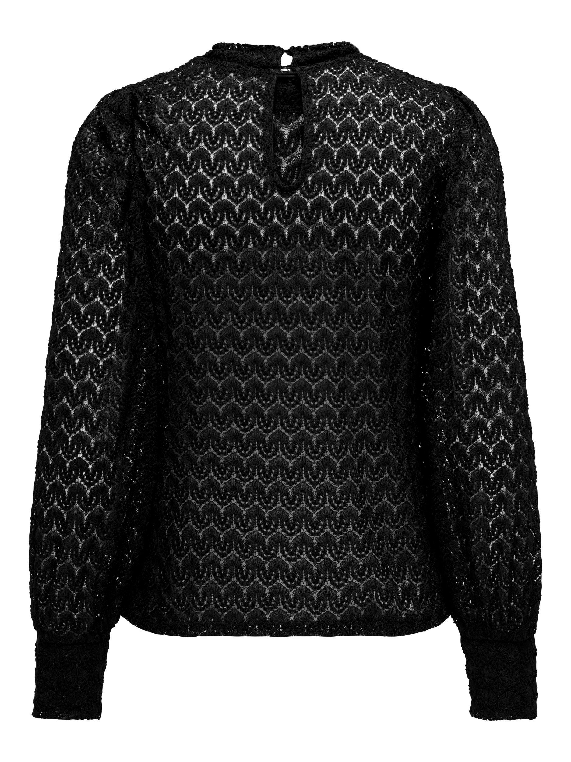JDY Shirt met lange mouwen JDYAVERY L/S LACE TOP JRS NOOS