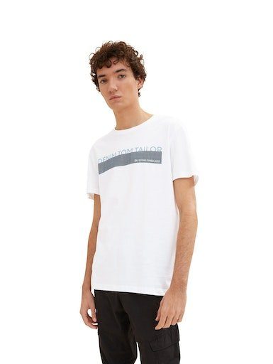 Tom Tailor Denim T-shirt in verschillende kleuren (set, 3-delig)