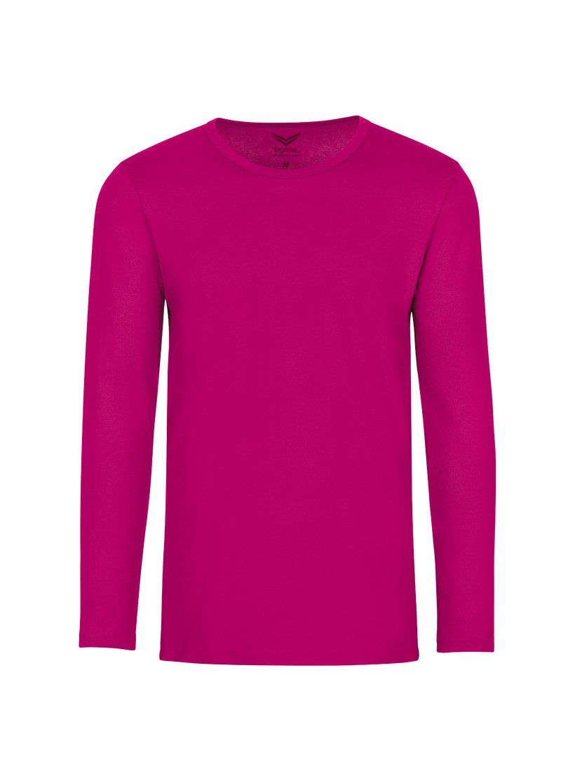 Trigema Longsleeve TRIGEMA Shirt (1-delig)
