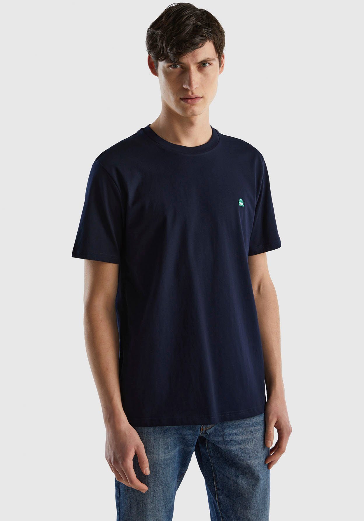 United Colors of Benetton T-shirt met merkbadge