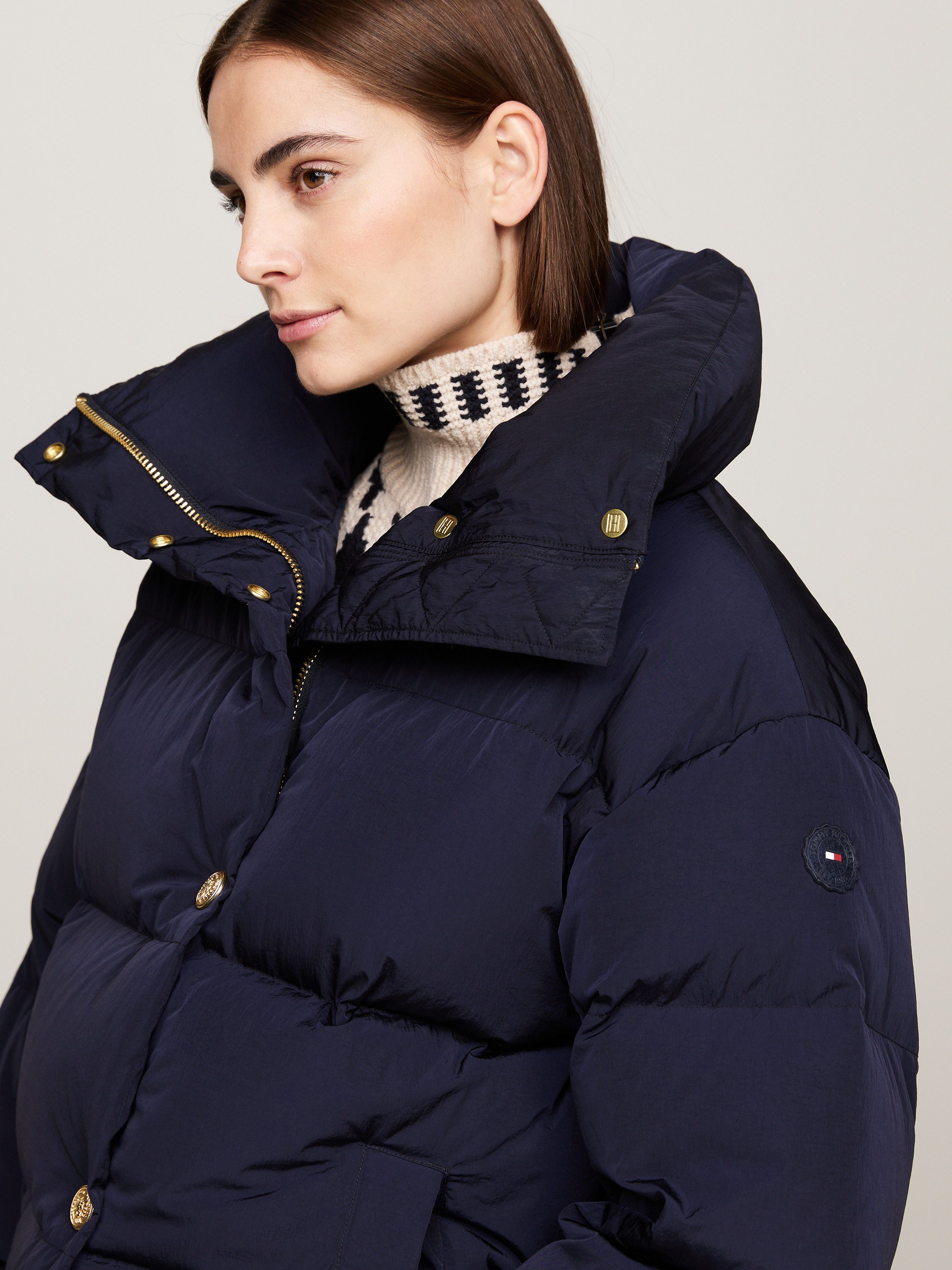 Tommy Hilfiger Gewatteerde jas met logo-embossing