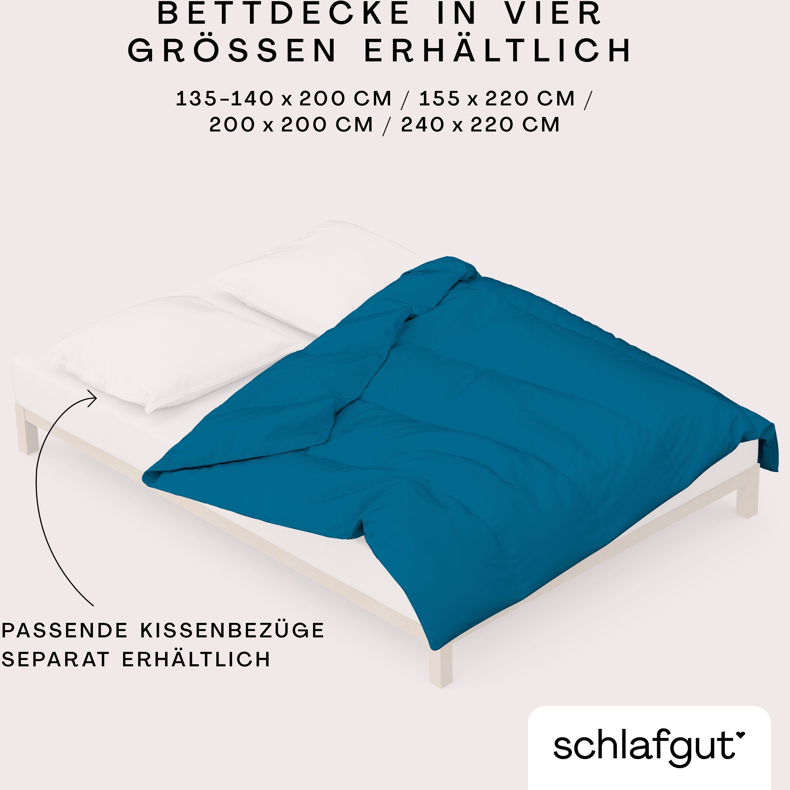 Schlafgut Dekbedovertrek Woven Satin bijzonder dicht geweven, mix & match: bijpassende kussenhoes verkrijgbaar (1 stuk)