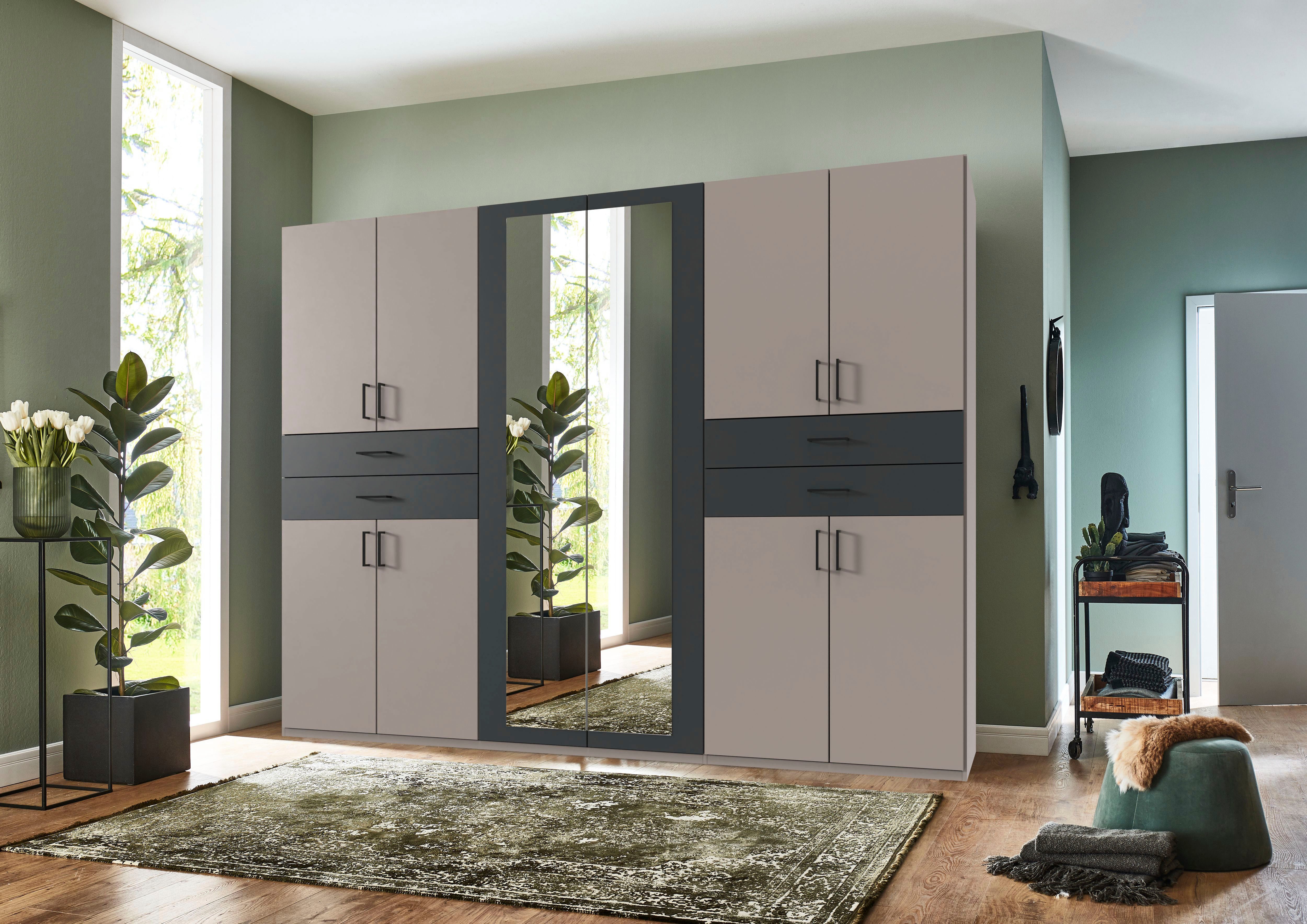 Wimex Kledingkast Taiga kledingkast met spiegel OTTOs Choice besteller met lades op comfortabele hoogte, garderobe slaapkamerkast