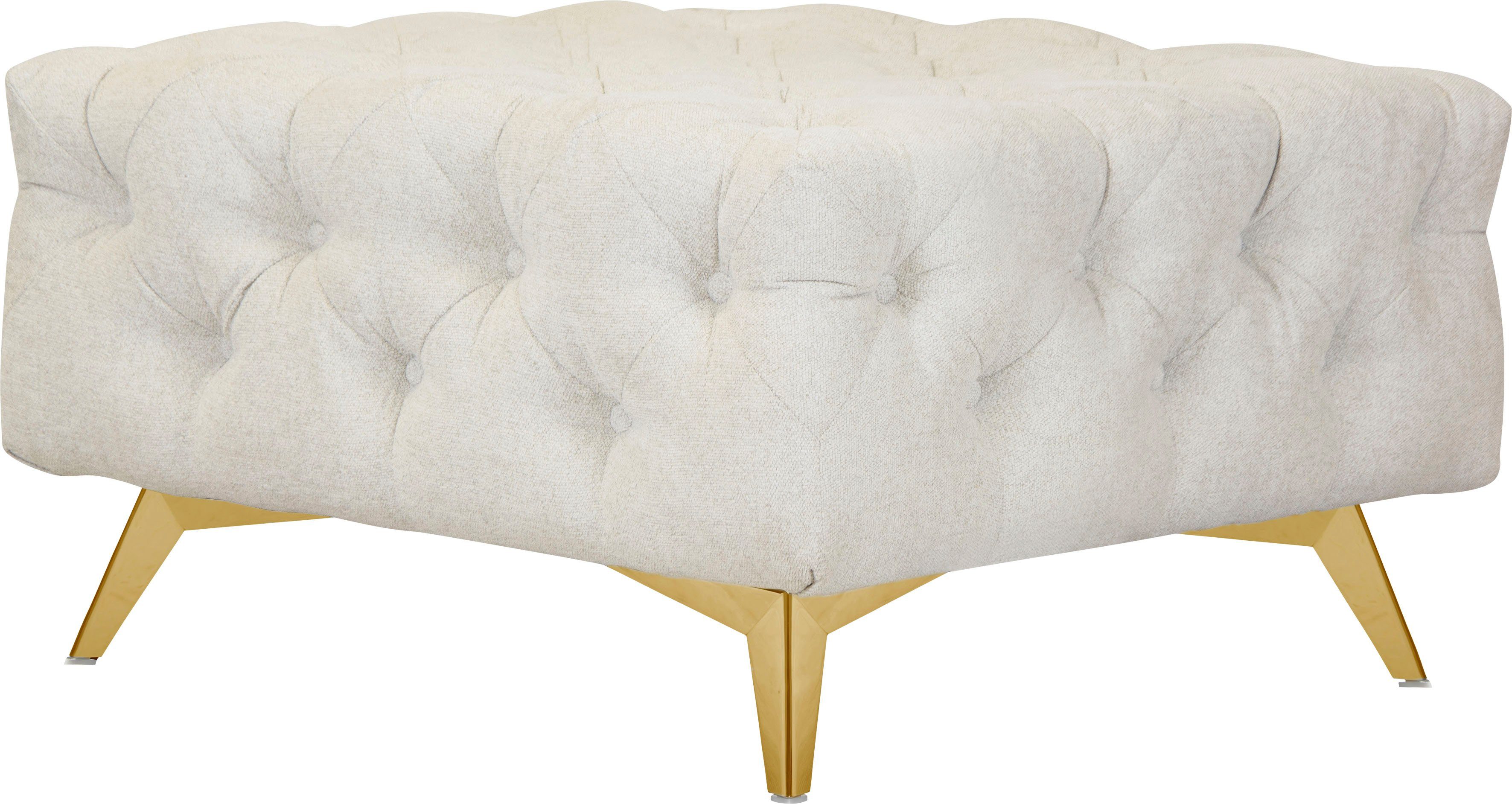 Leonique Hocker Amaury Chesterfield-look, breedte 80 cm, kleur van de poten ter keuze