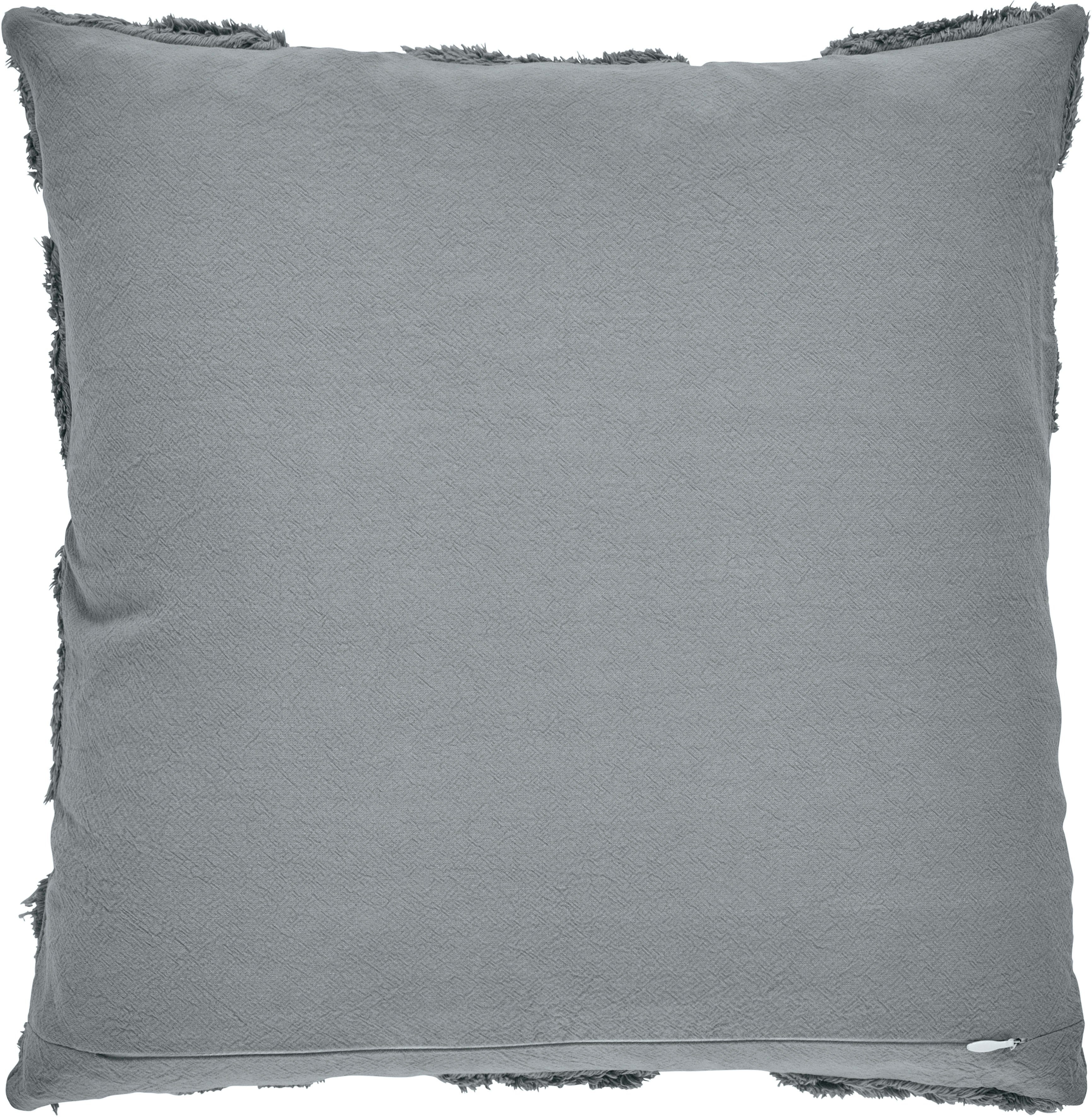 LeGer Home by Lena Gercke Kussenhoes Nia met pluizige 3d-patronen (combi-set, 2 stuks)