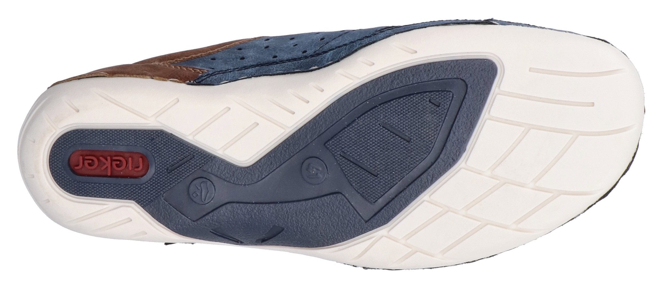 Rieker Sneakers , veterschoen, lage schoen, vrijetijdsschoen met memosoft binnenzool