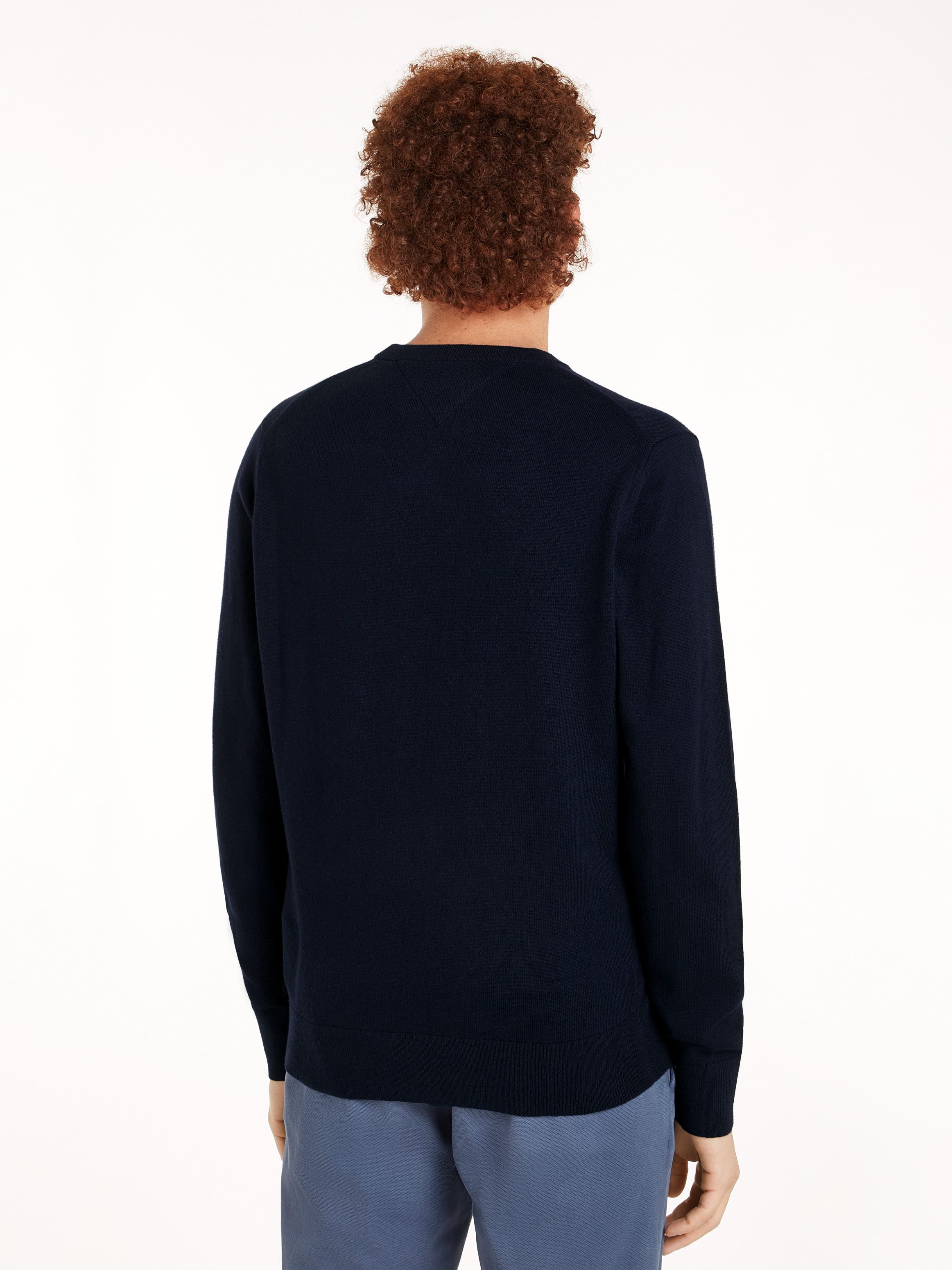 Tommy Hilfiger Trui met ronde hals PIMA ORG CTN CASHMERE CREW NECK