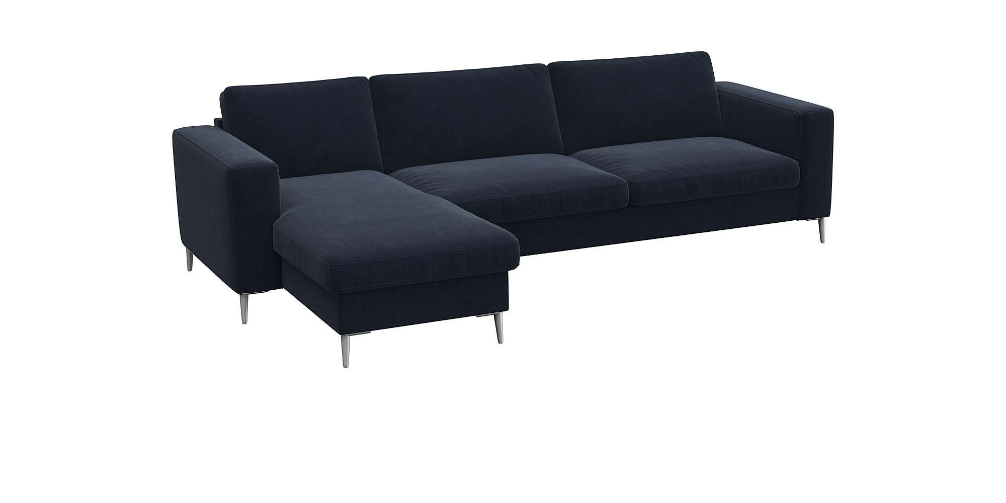 FLEXLUX Hoekbank Fiore, super zitcomfort door koudschuim in de zitting, L-vorm