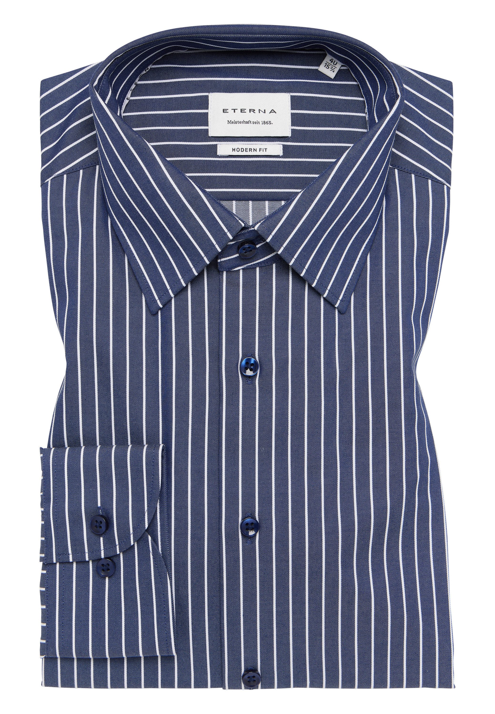 Eterna Overhemd met lange mouwen MODERN FIT NON IRON (strijkvrij)