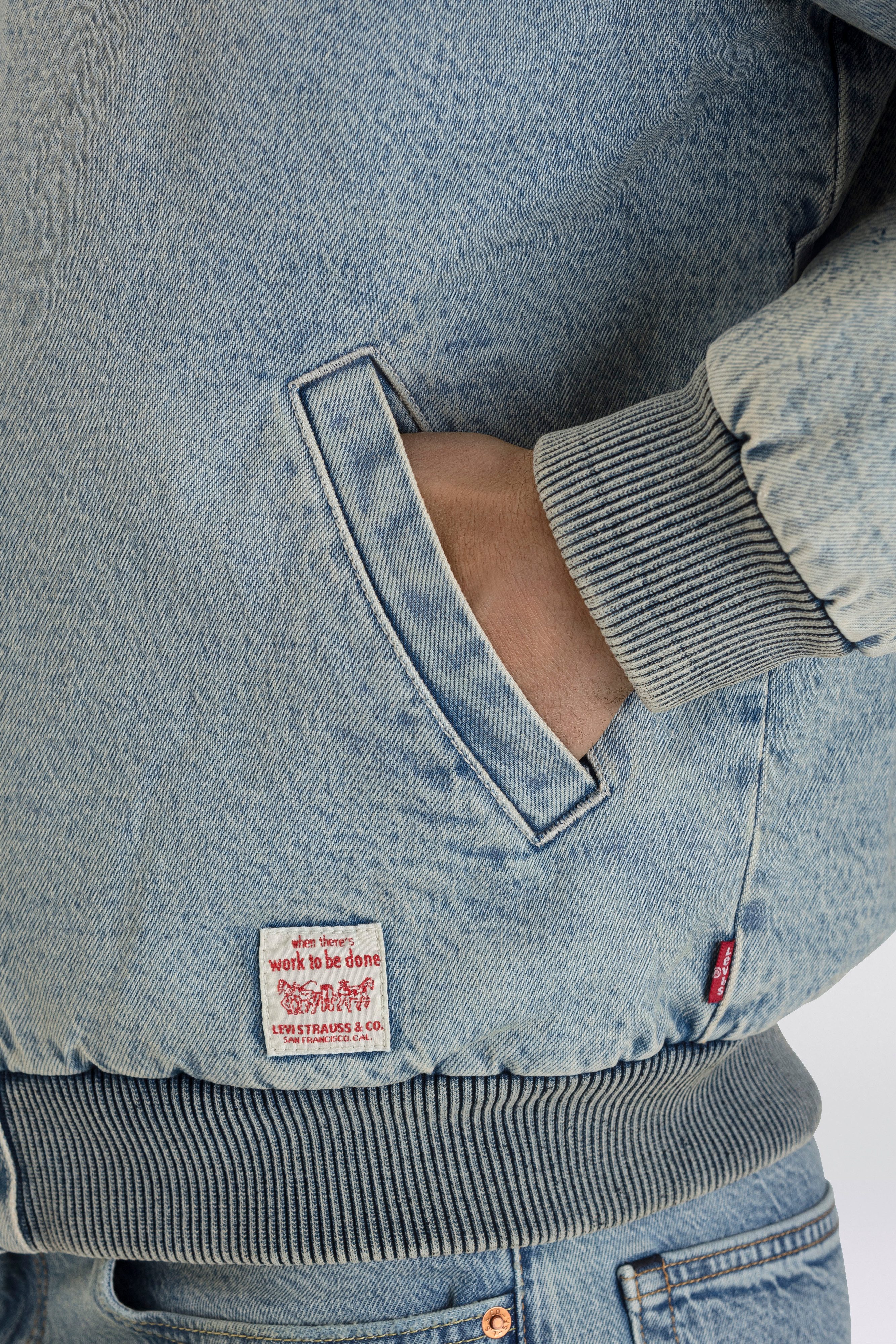 Levi's® Jeansjack met ribboorden