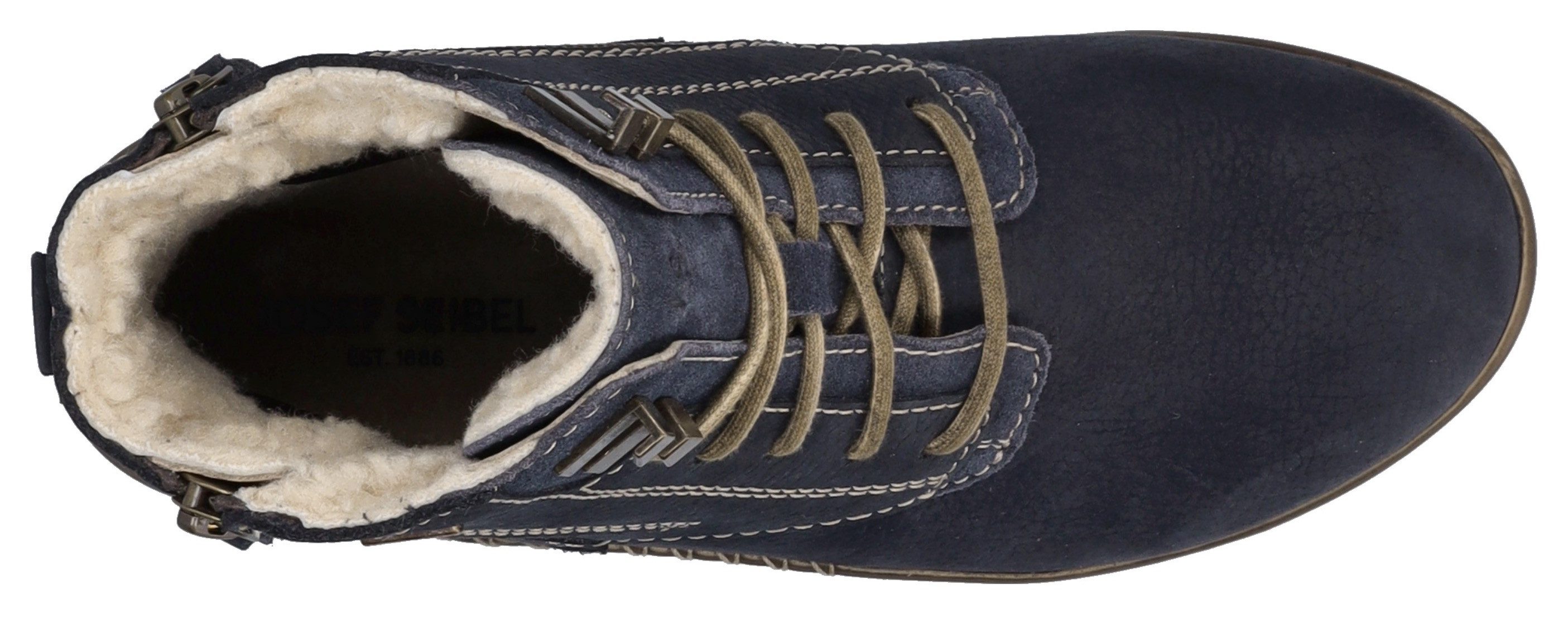 Josef Seibel Winterlaarzen Conny 55 Winterboot, veterschoenen, comfort schoen met warmfutter