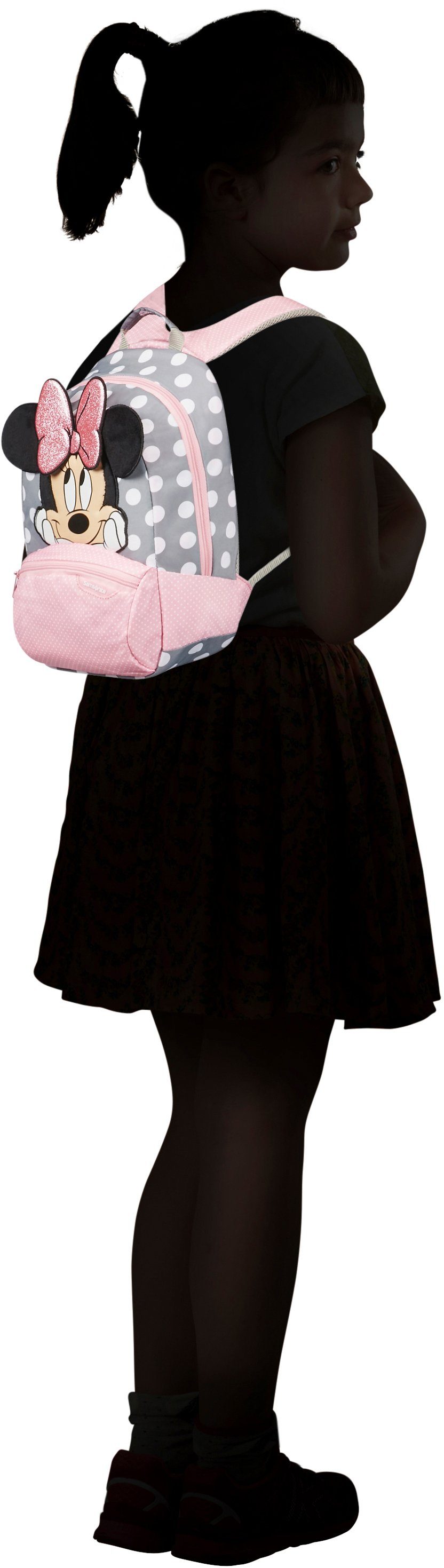Samsonite Kinderrugzak Disney Ultimate 2.0, S+, Minnie Glitter Kinderrugzak kleuterschoolrugzak kinder vrijetijdsrugzak