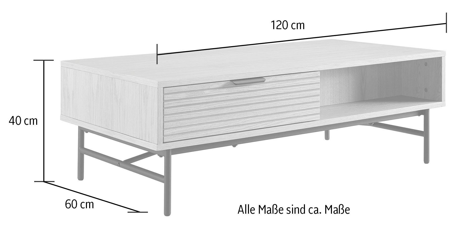 SalesFever Salontafel Eiken echt houtfineer