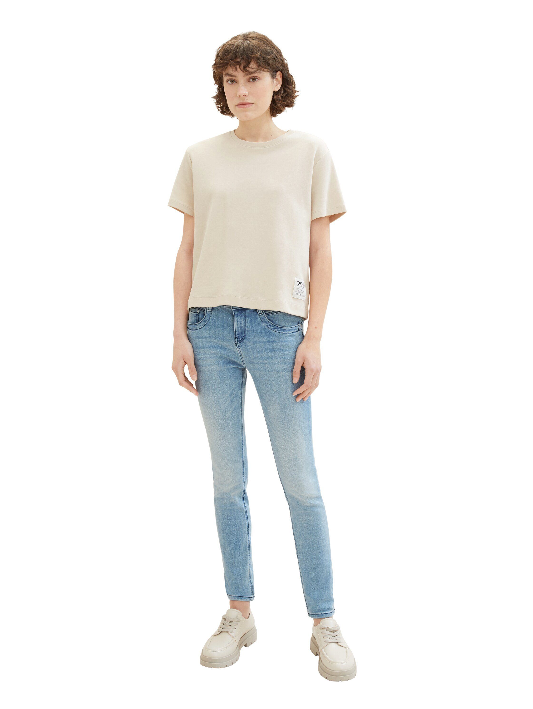 Tom Tailor 5-pocket jeans Tapered Relaxed met trekkoord in de tailleband