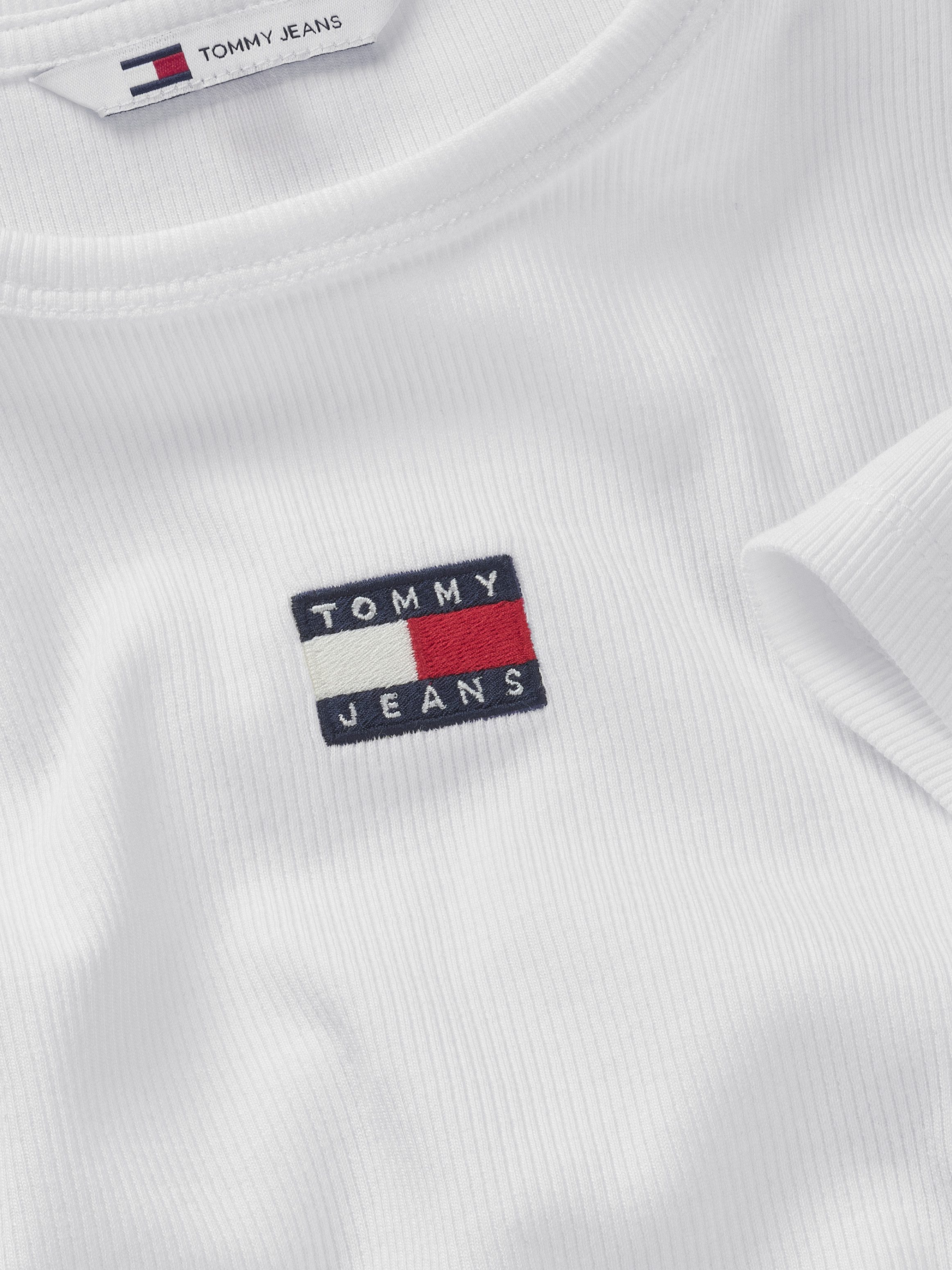 TOMMY JEANS T-shirt TJW SLIM BADGE RIB TEE