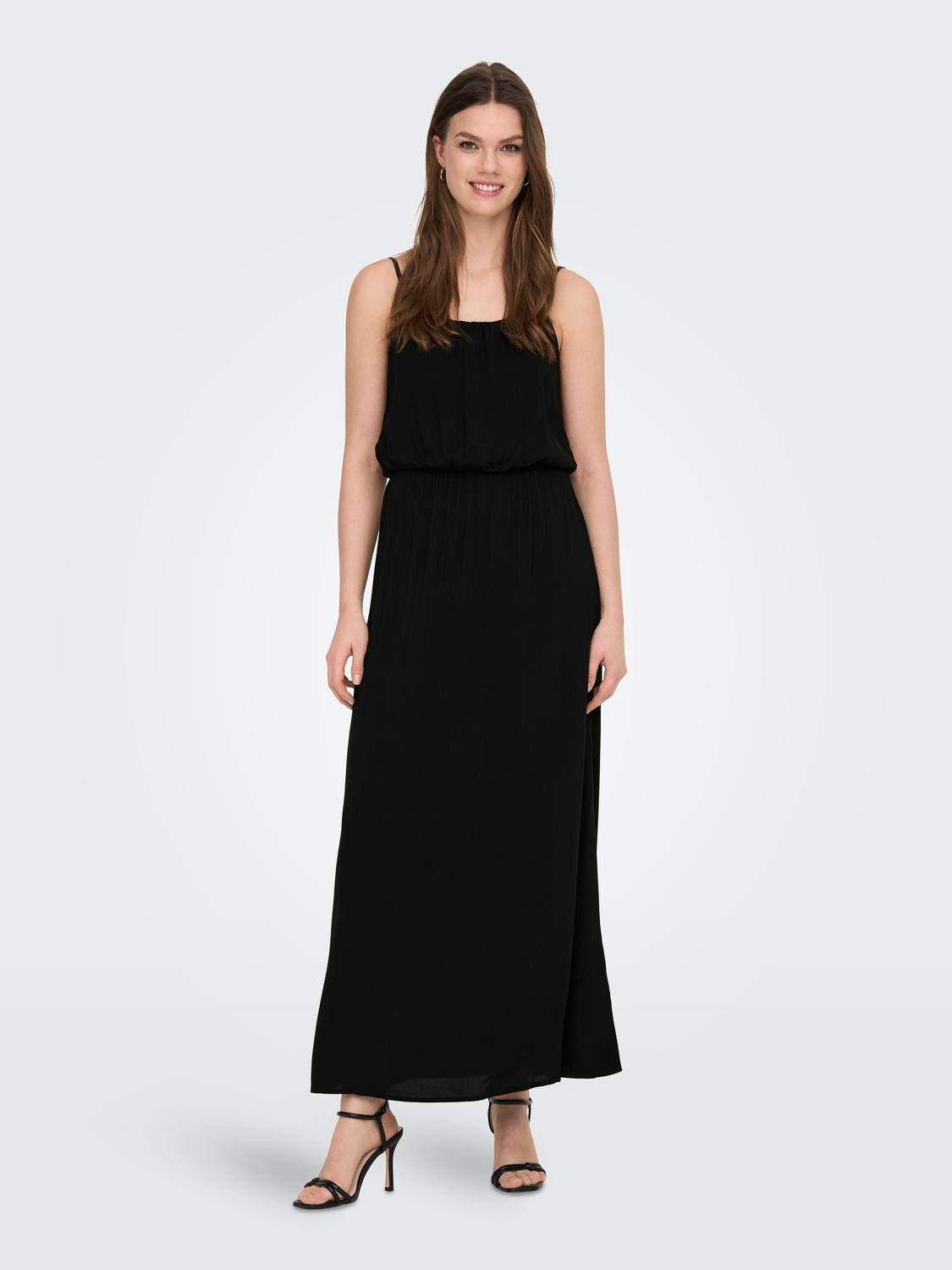 Only Maxi-jurk ONLNOVA LIFE VIS STRAP MAXI DRESS SOLID