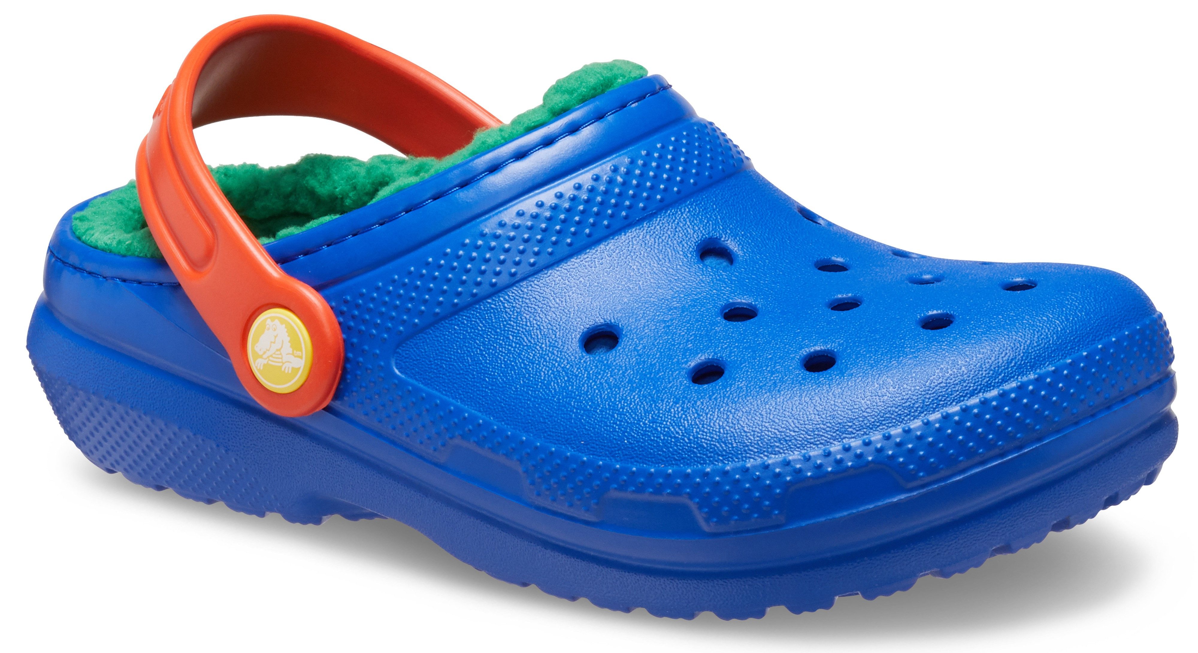 Crocs Pantoffels Classic Lined Clog K winterlaars, pantoffel, huisschoen met kantelbare...