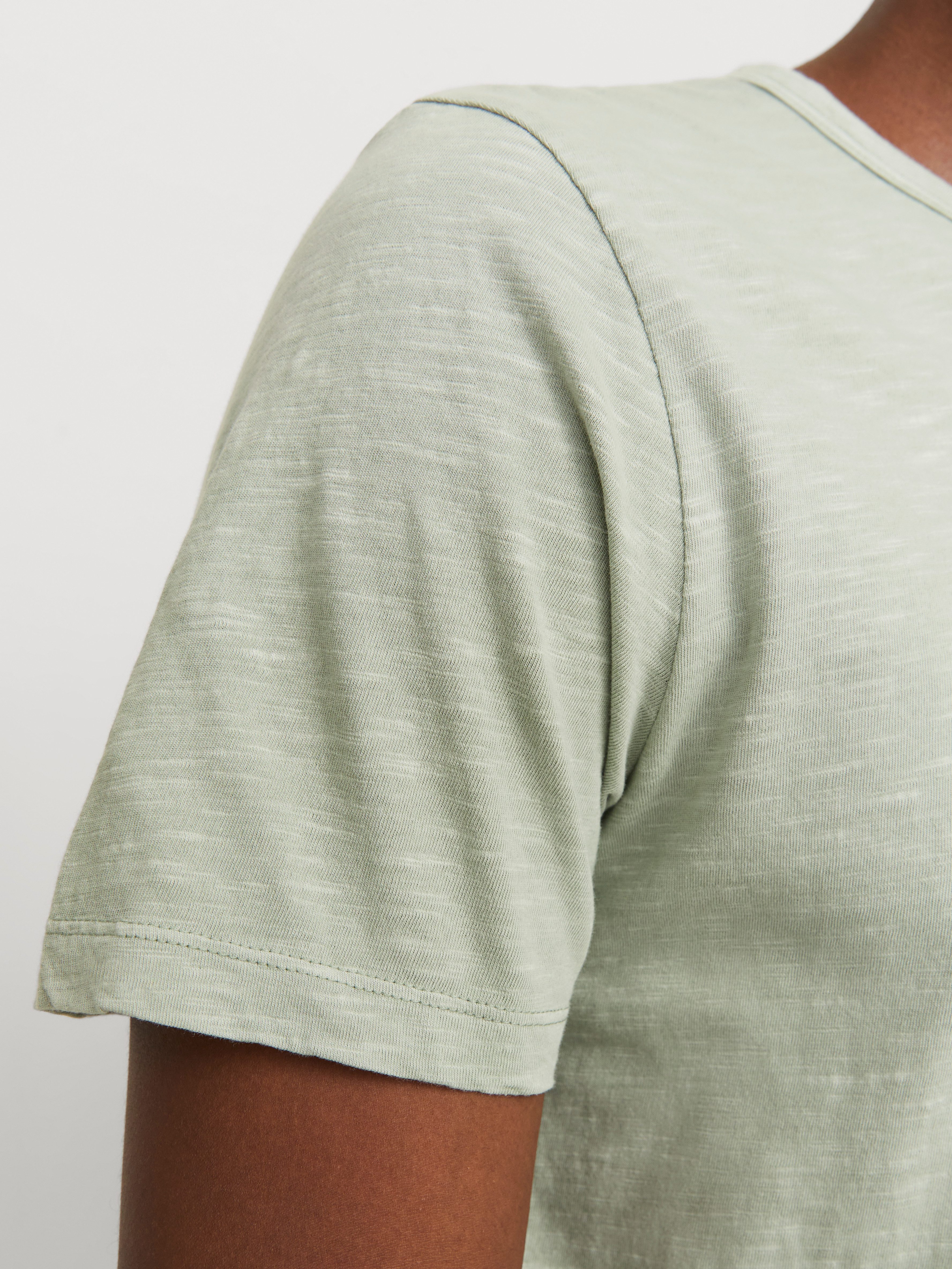 Jack & Jones T-shirt JJESPLIT NECK TEE SS NOOS