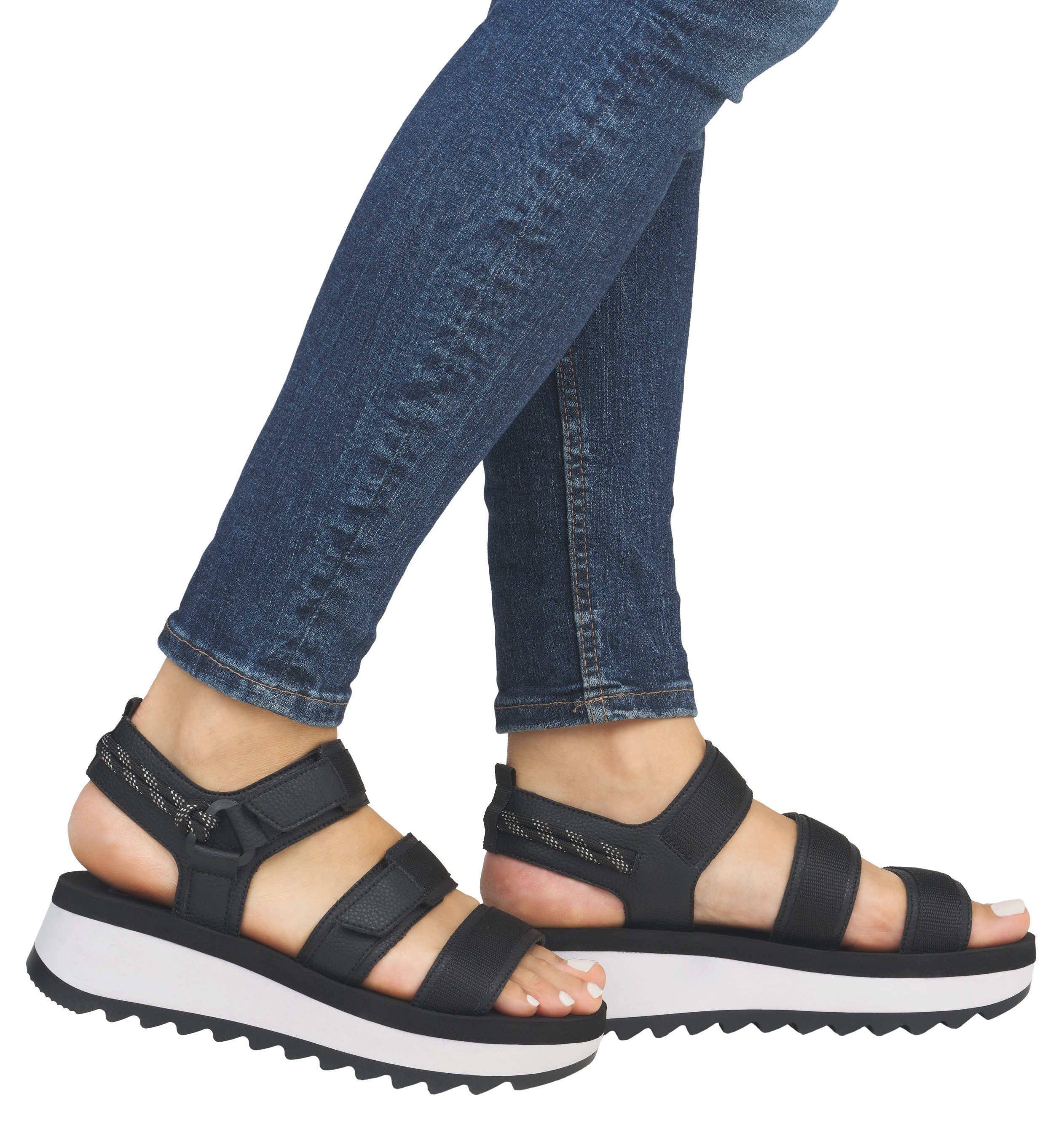 RIEKER Sport Plateausandalen ADELAIDE