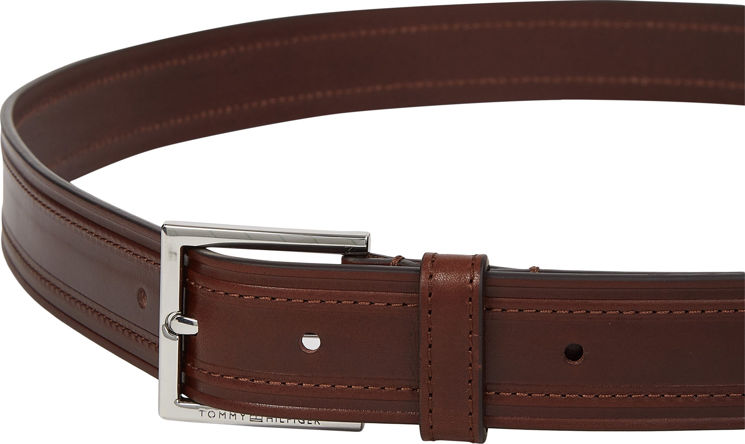 Tommy Hilfiger Leren riem HUDSON EMBOSS LEATHER 3.0