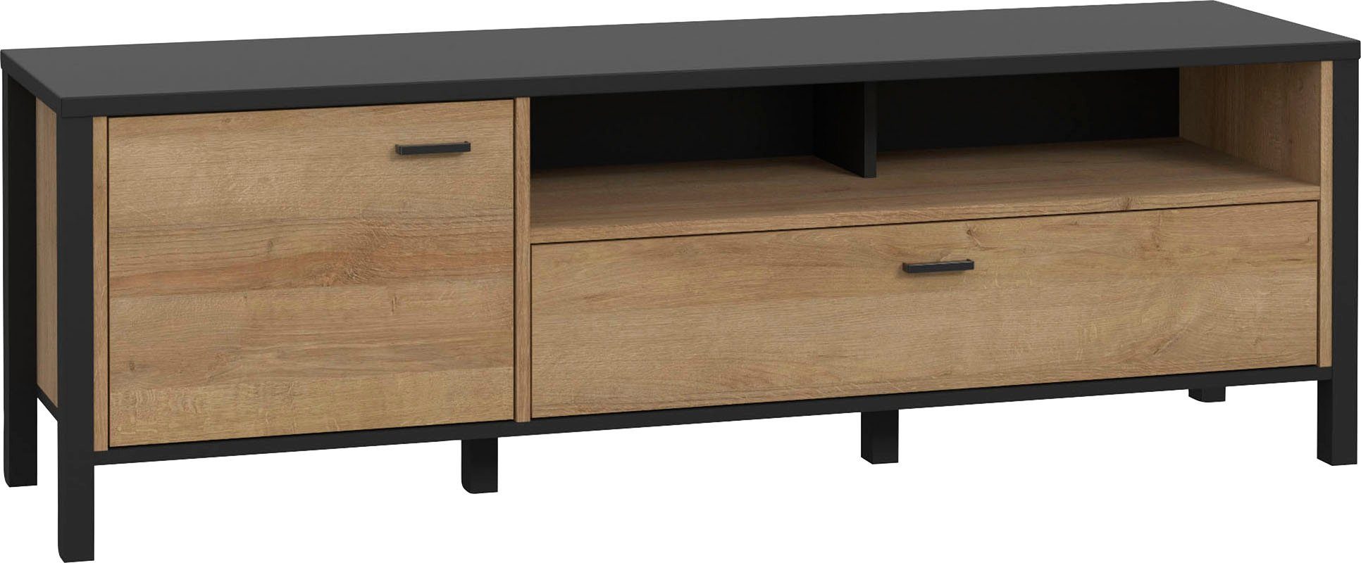 FORTE Tv-meubel High Rock TV-kast, TV-bord, breedte ca. 151 cm