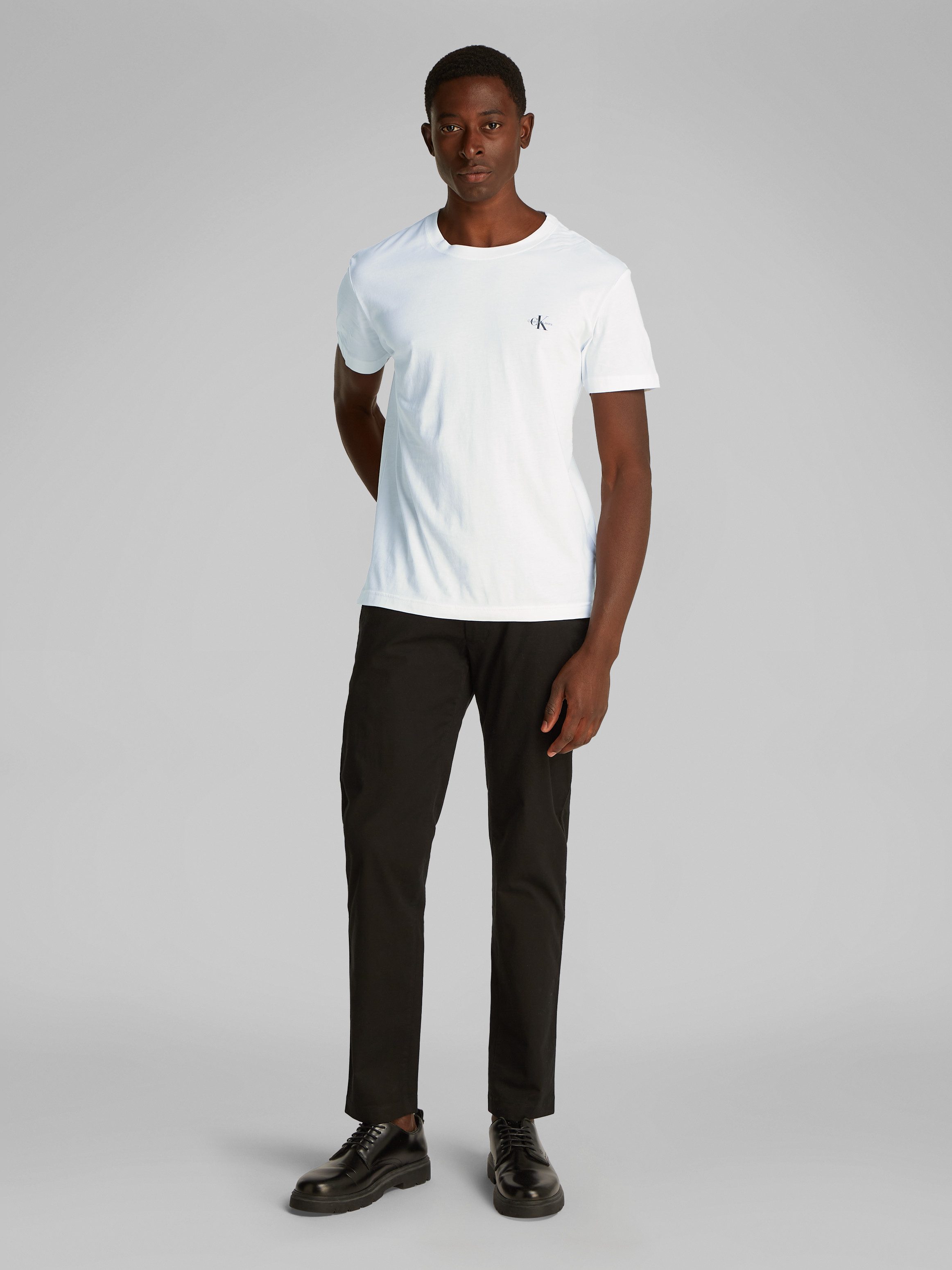 Calvin Klein T-shirt 2 PACK MONOLOGO (Set van 2)