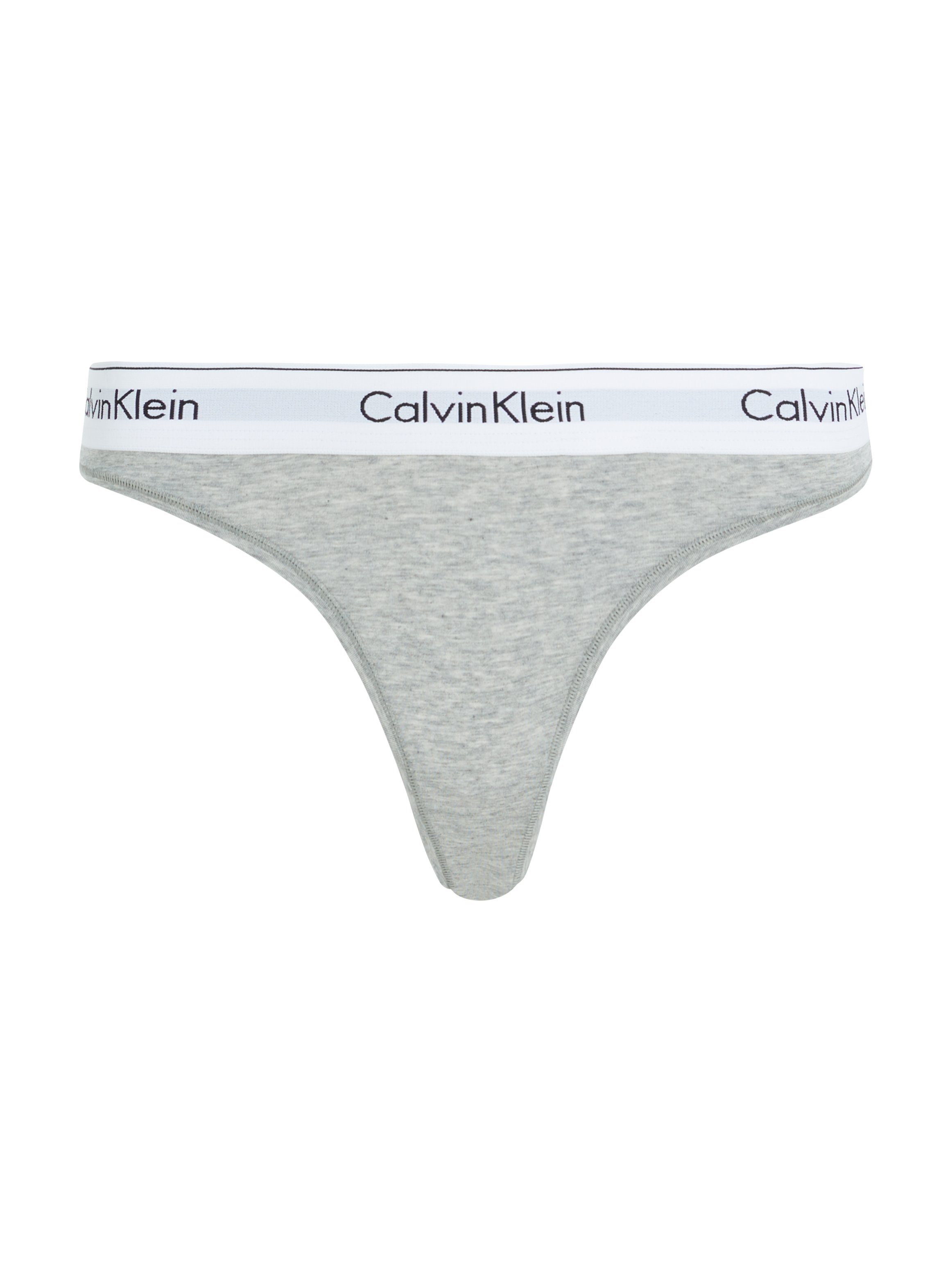 Calvin Klein String Modern Cotton met brede boord
