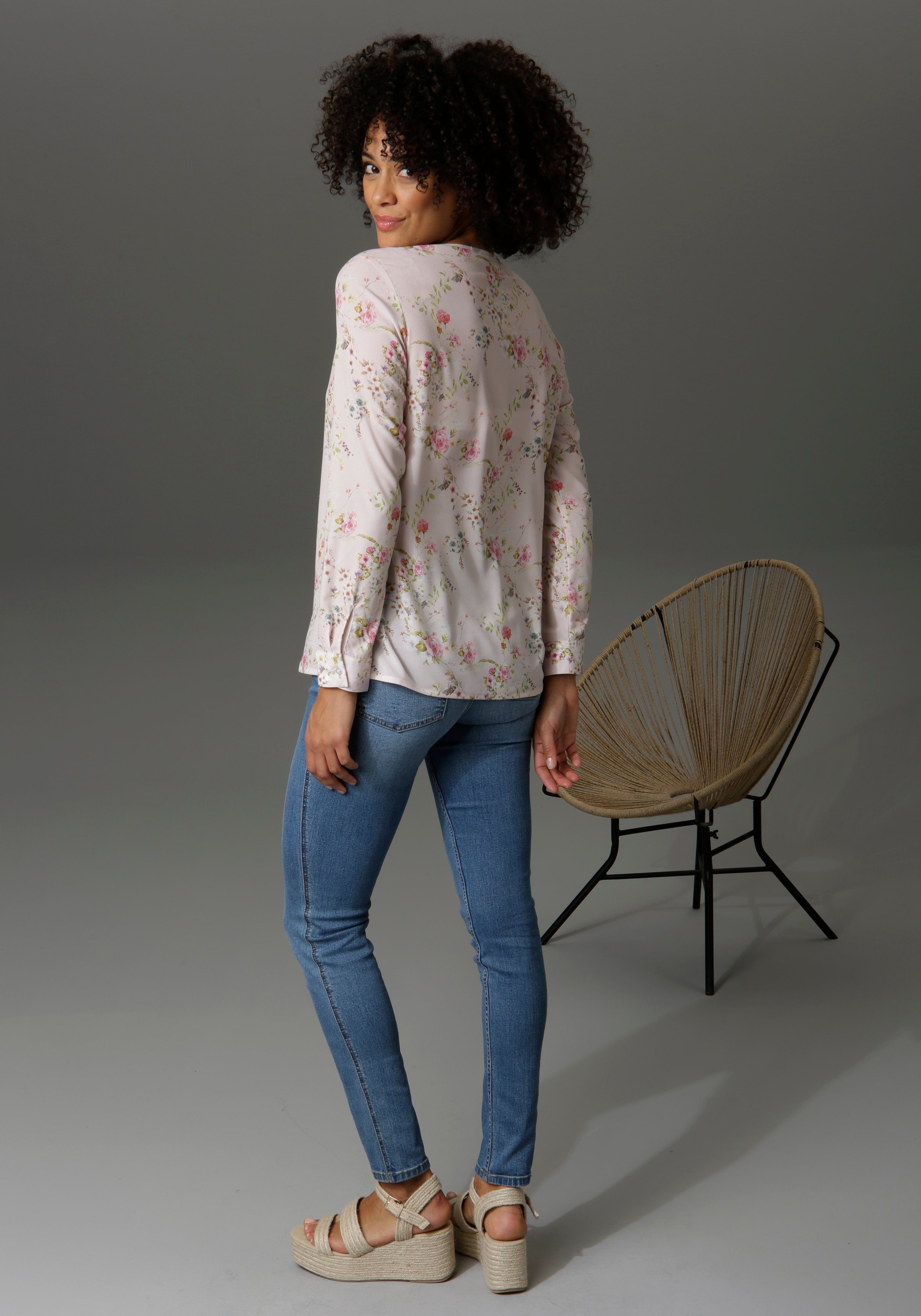 Aniston CASUAL Slim fit jeans regular waist