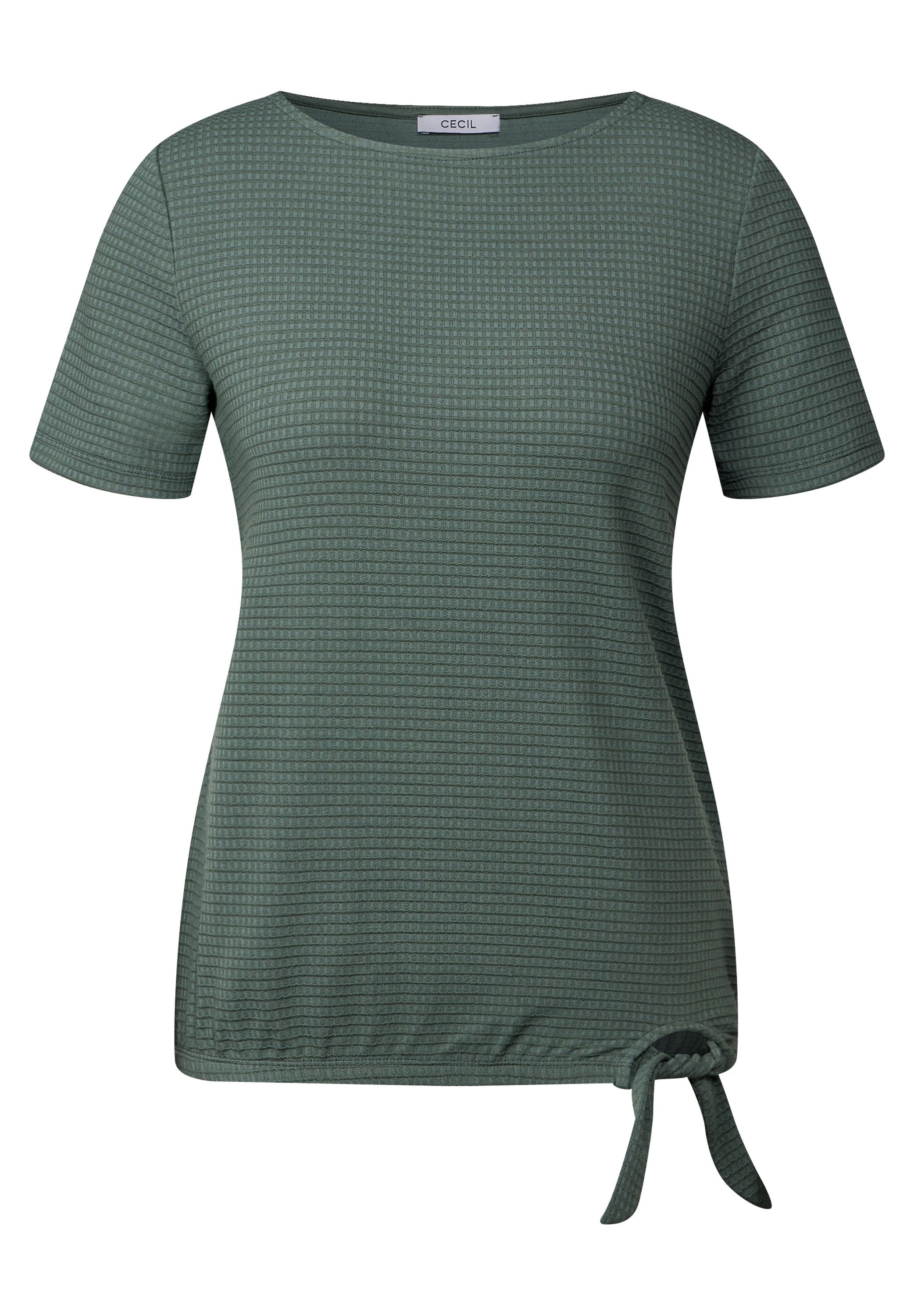 Cecil T-shirt met knoop detail