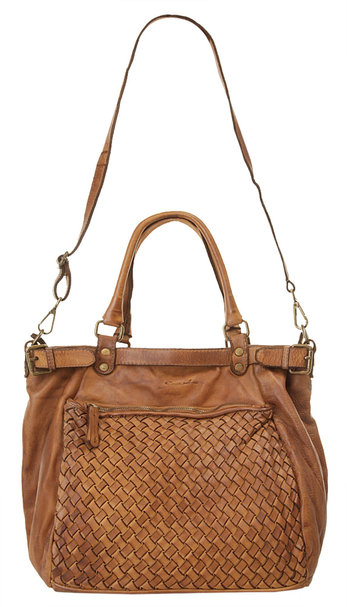 Samantha Look Shopper echt leer, made in italy