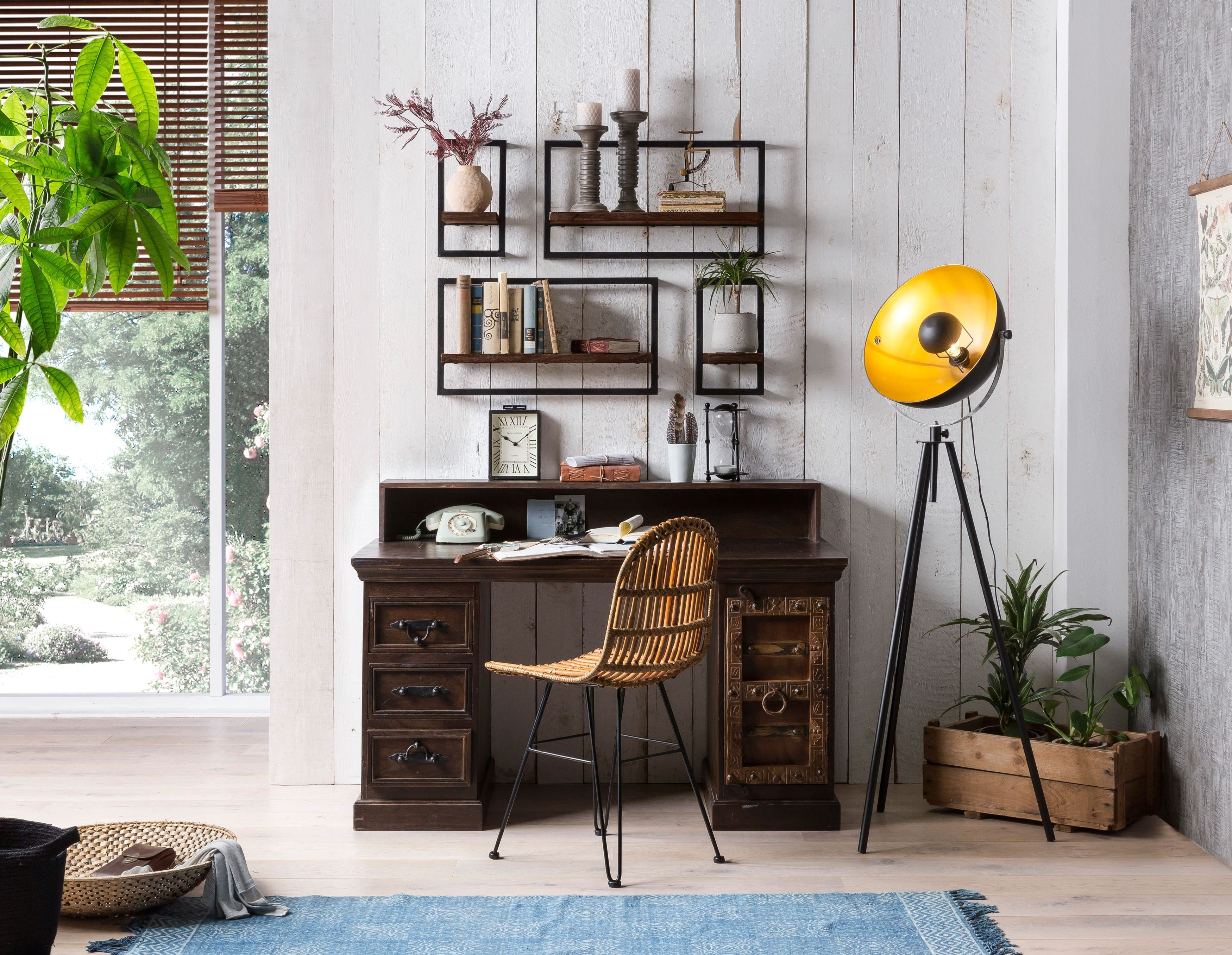 SIT Rotanstoel Visgraat-look achter