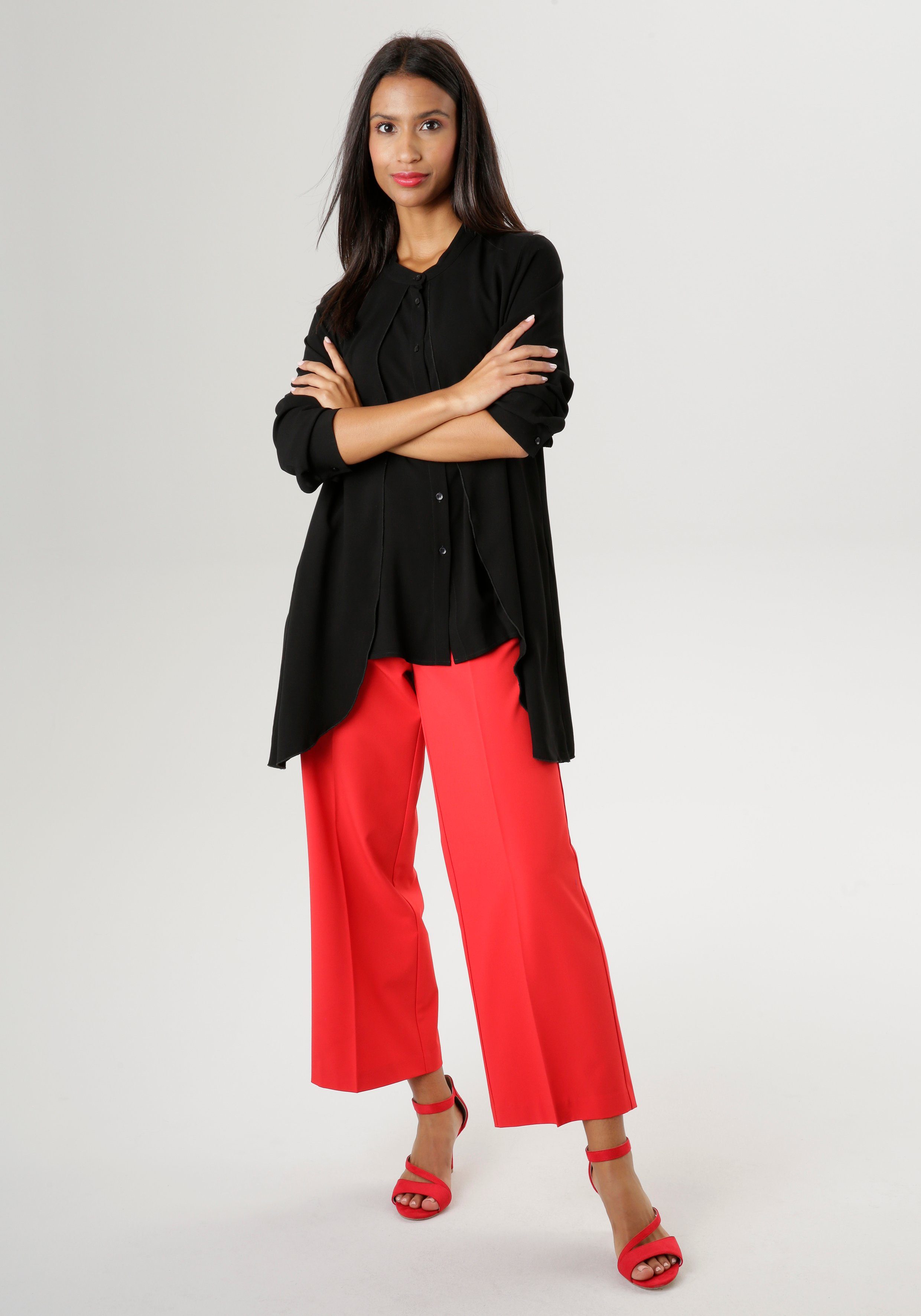 Aniston SELECTED Lange blouse in laagjes look