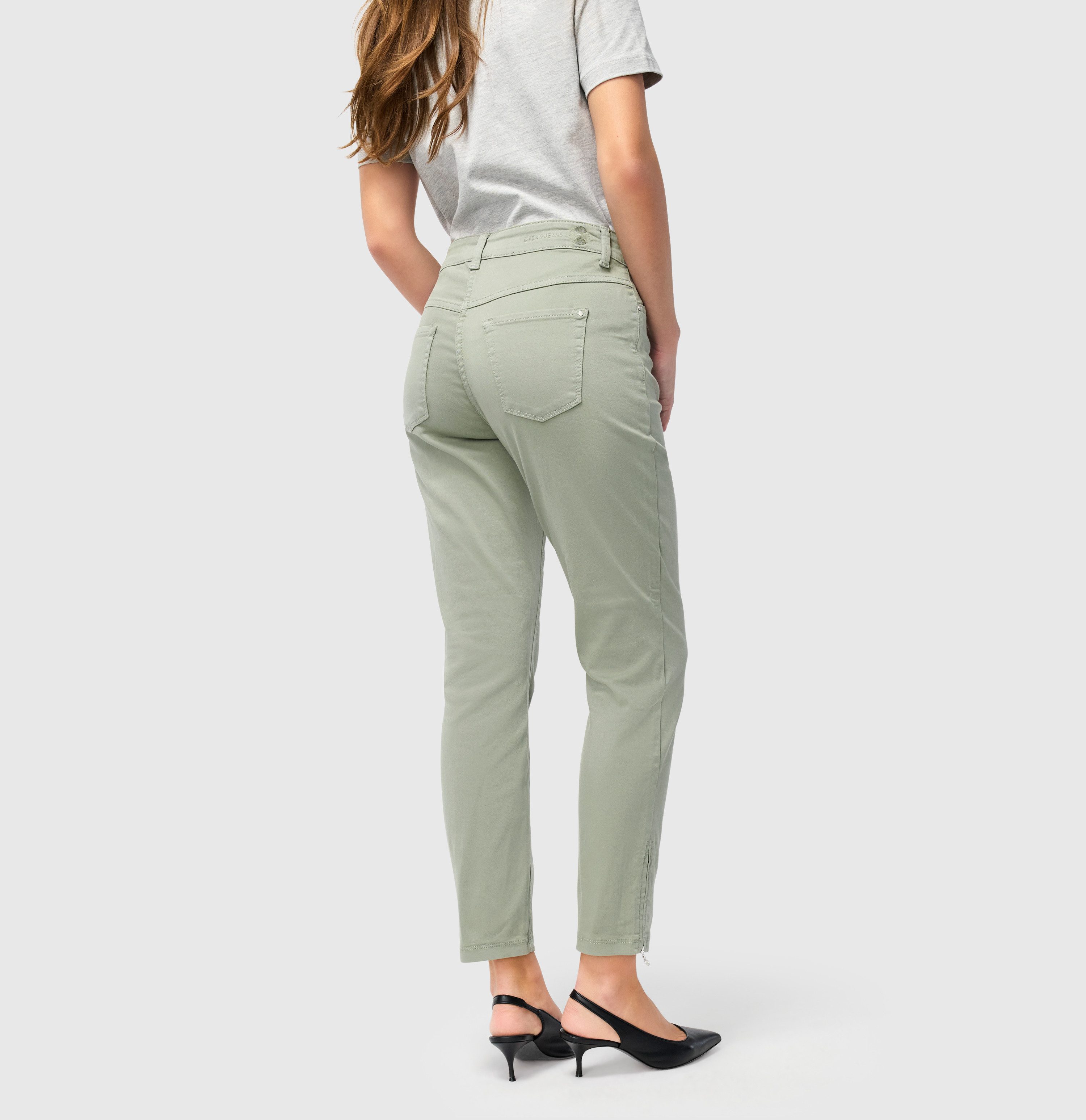 MAC 7 8 jeans Dream Chic Verkort model met ritssluiting