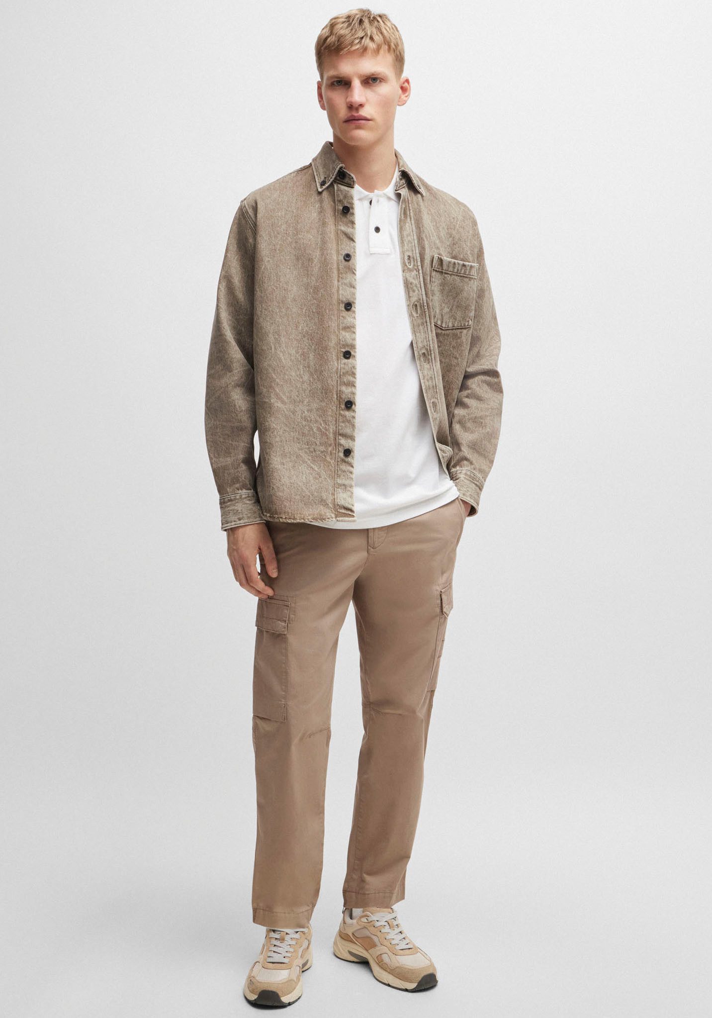 Boss Orange Poloshirt Prime met een polokraag