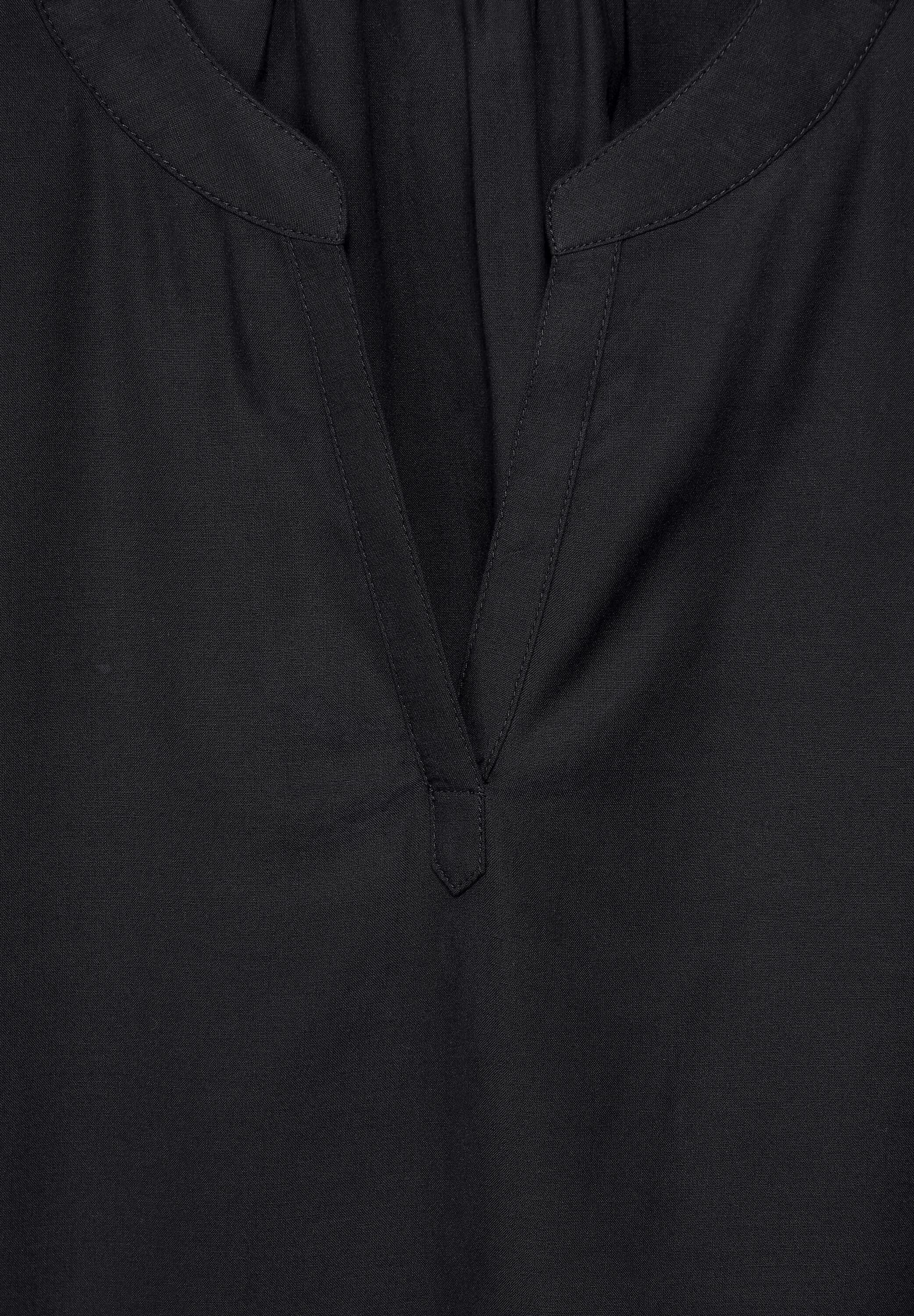 STREET ONE Blouse met korte mouwen Blouseshirt van pure viscose