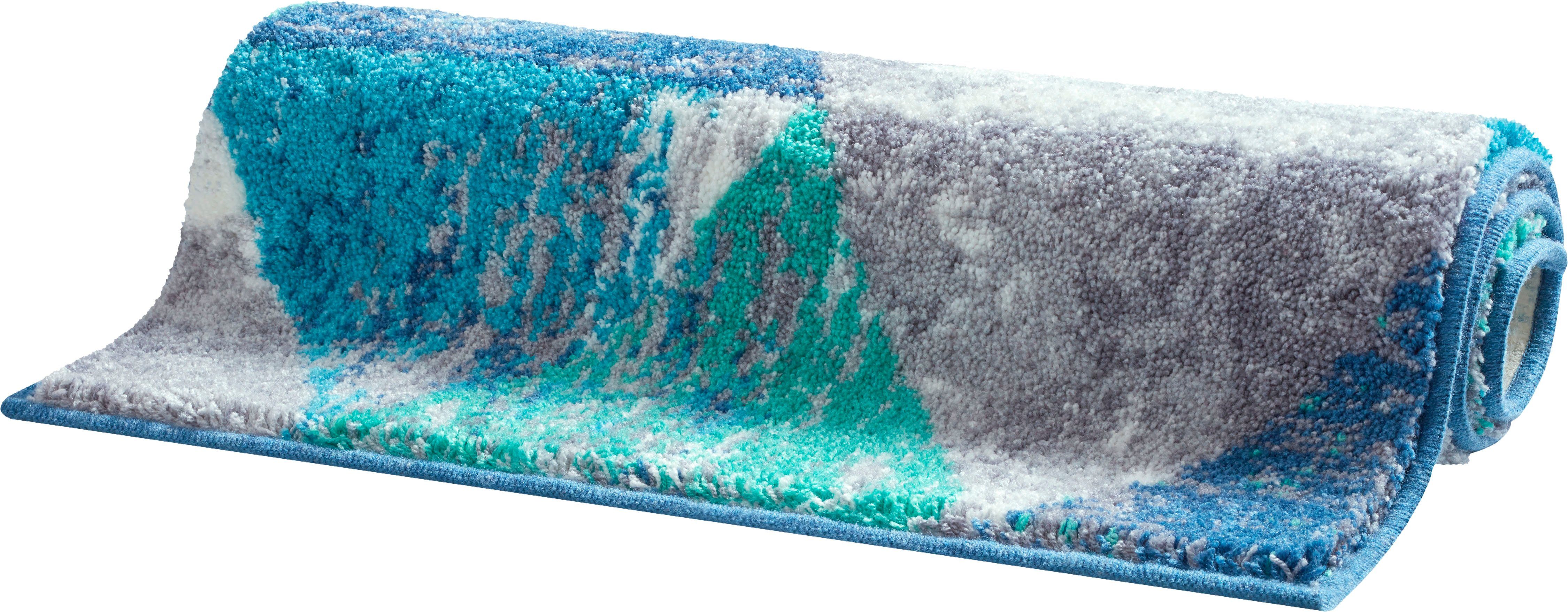 Grund Badmat Curati fluffy oppervlakte, gemaakt in europa, geometrisch patroon