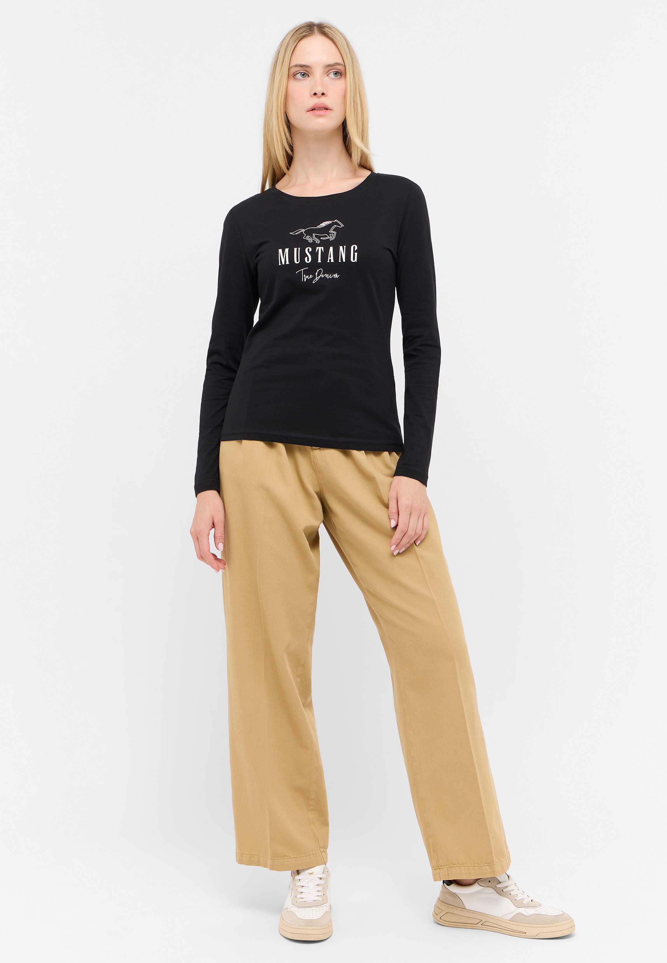 Mustang Shirt met lange mouwen Slim fit