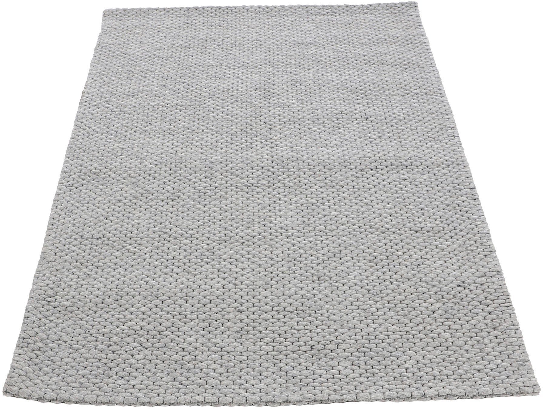 carpetfine Wollen kleed Sina Handgeweven tapijt, 100% wol, gemêleerd, handgeweven, zacht & knuffelig