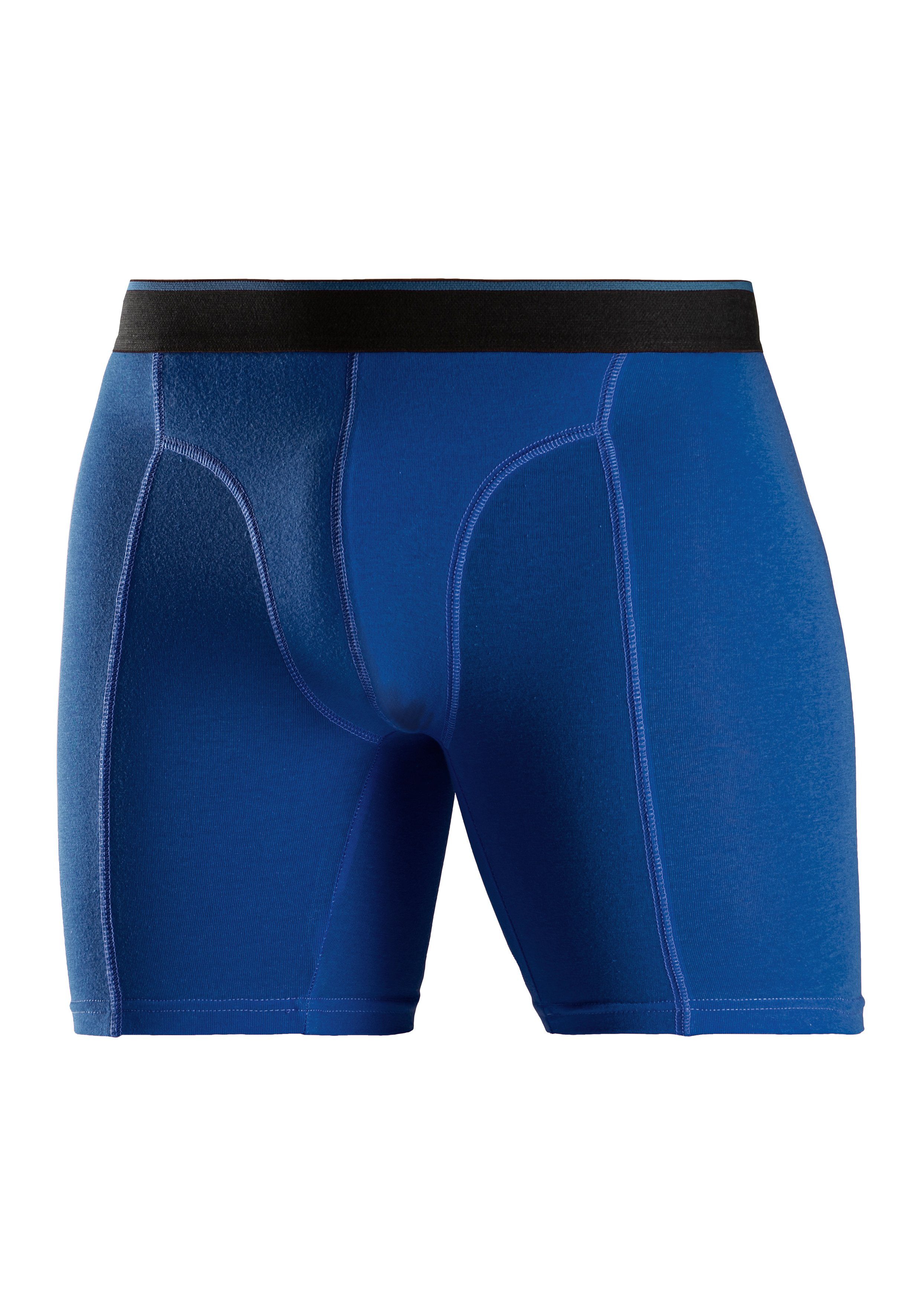 AUTHENTIC LE JOGGER Lange boxershort met twee kleuren geweven band en langere pijpen (set, 5 stuks)