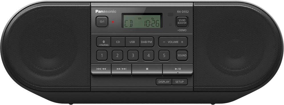 Panasonic Boombox RX-D552E-K CD-