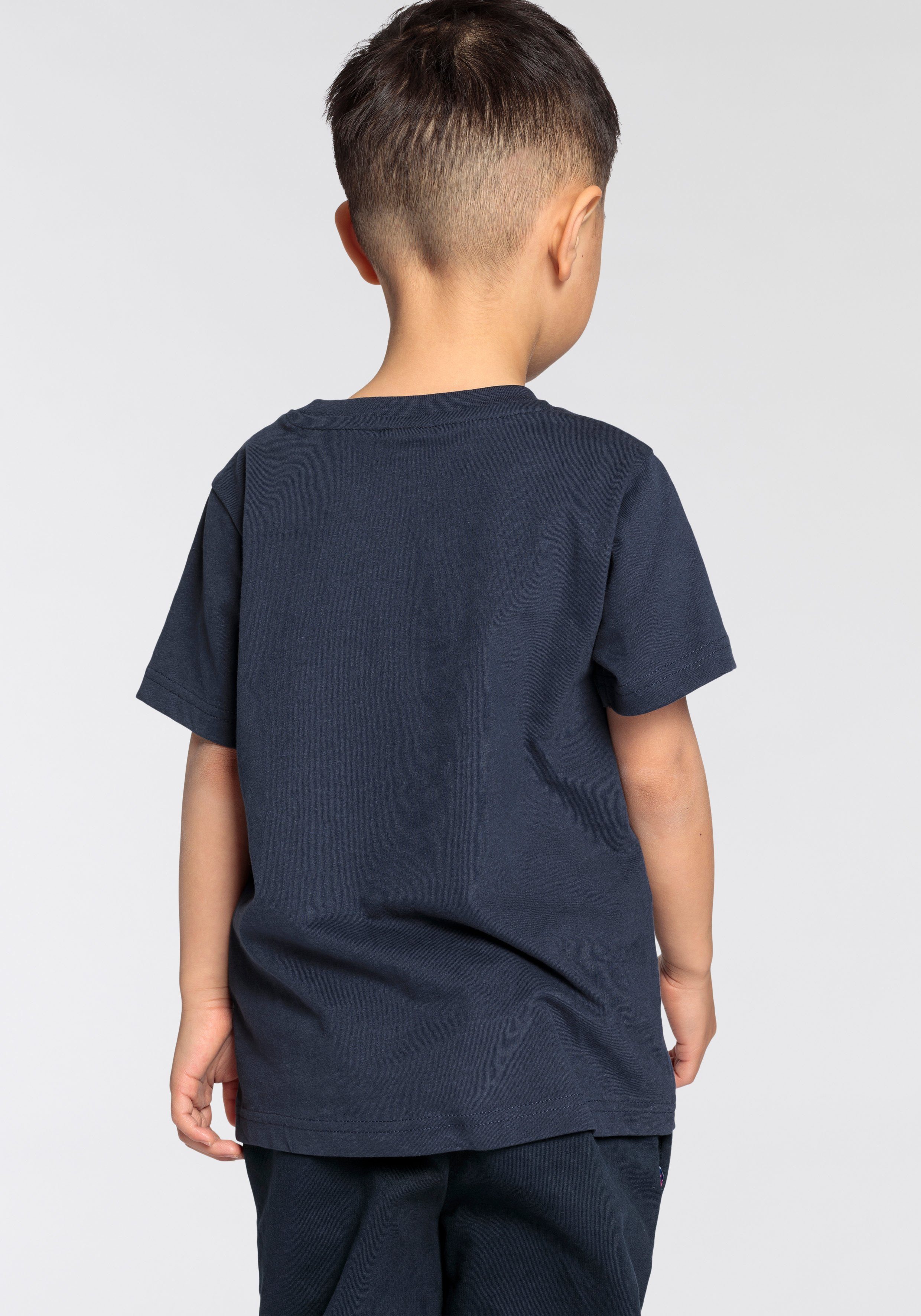 KIDSWORLD T-shirt Raket Korte mouwen, basic pasvorm, met trendy print, ronde hals