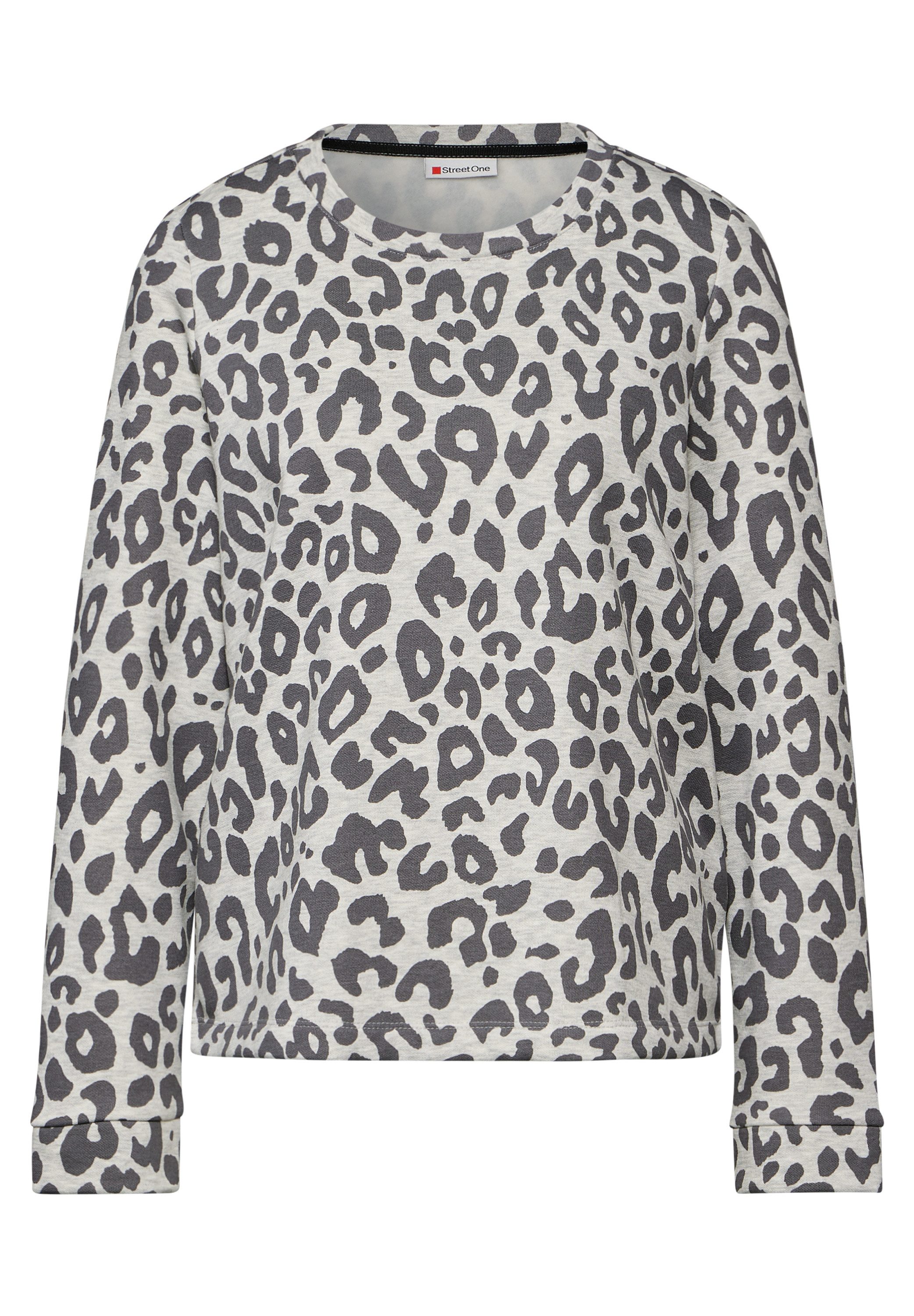 STREET ONE Sweatshirt met leopatroon