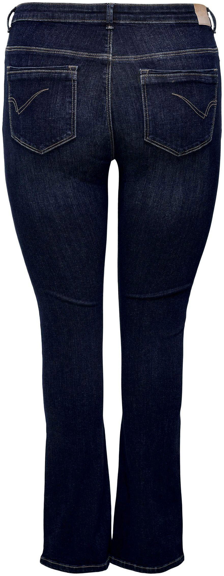 ONLY CARMAKOMA Wijd uitlopende jeans CARSALLY