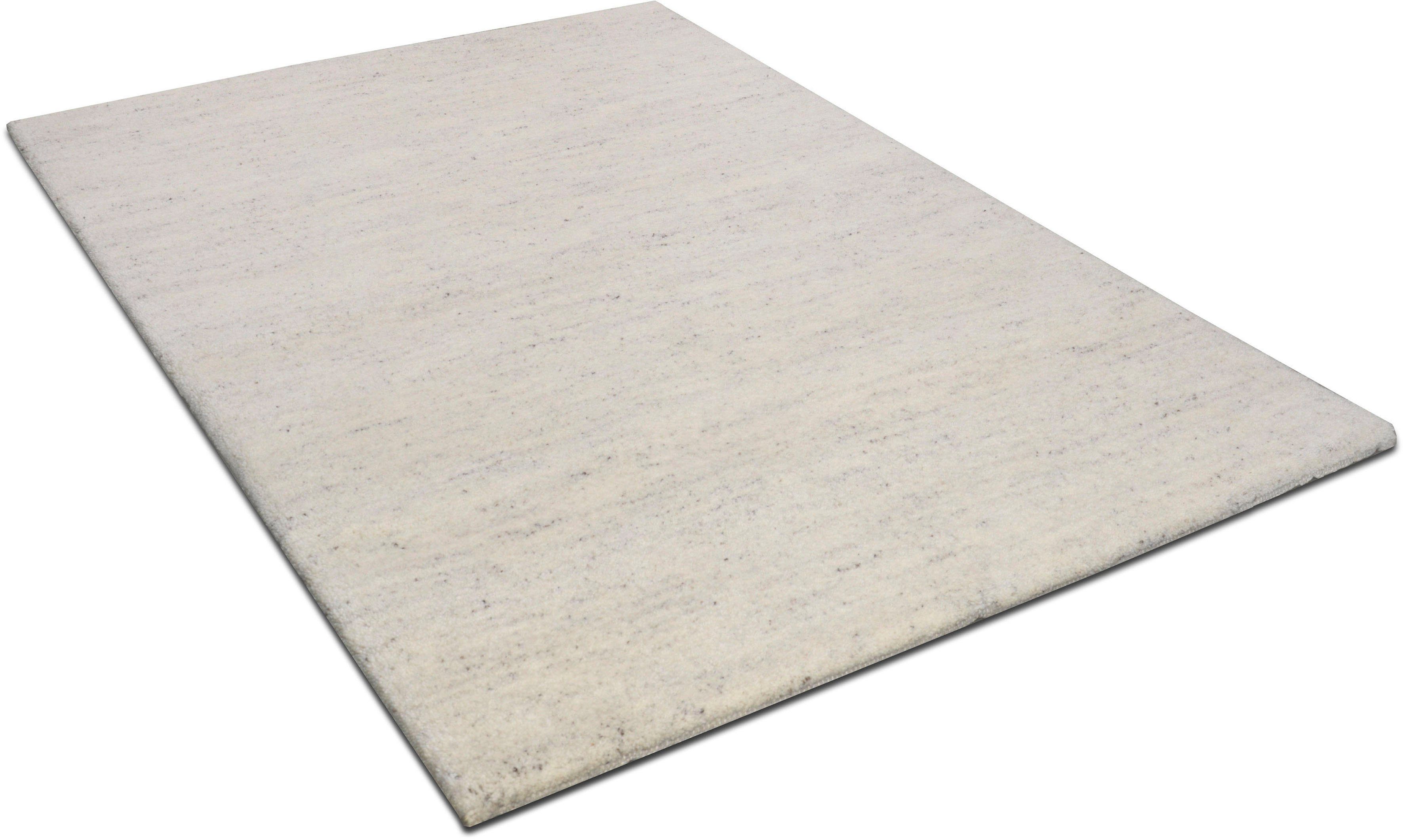 THEKO Wollen kleed AMRAVATI echte berber vloerkleed, zuivere wol, met de hand geknoopt, ook als loper wollen vloerkleden maat 40 cm x 60 cm x 28 mm