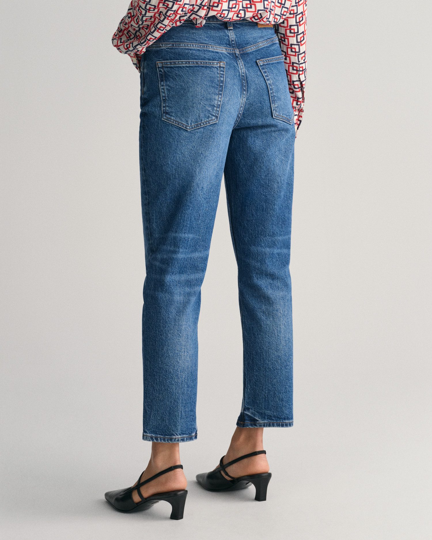 Gant Straight jeans STRAIGHT CROPPED JEANS Verkorte jeans met rechte pijp