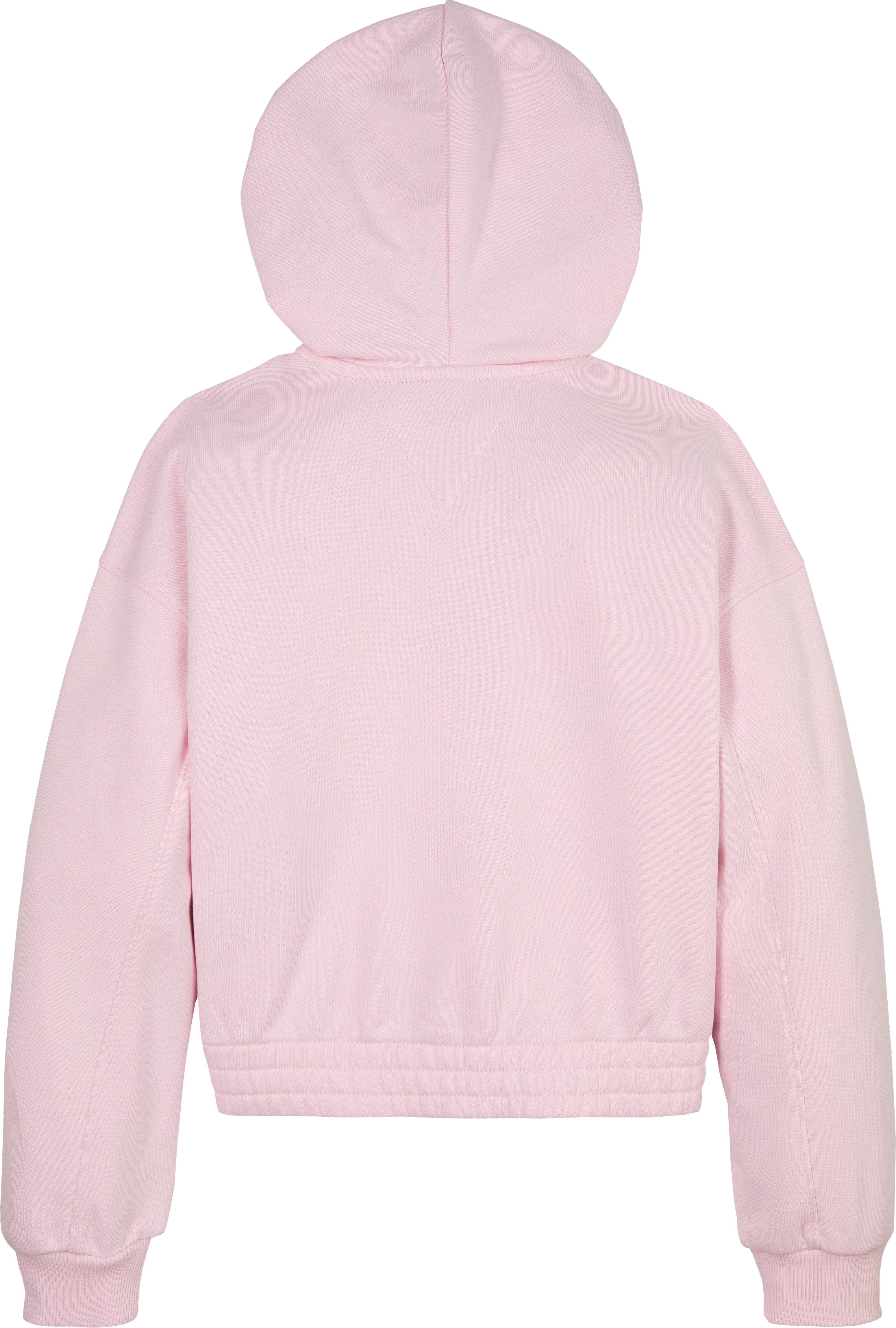 Tommy Hilfiger Capuchonsweatvest TOMMY PUFF PRINT ZIP THRU HOODIE voor kinderen tot 16 jaar, print op de capuchon