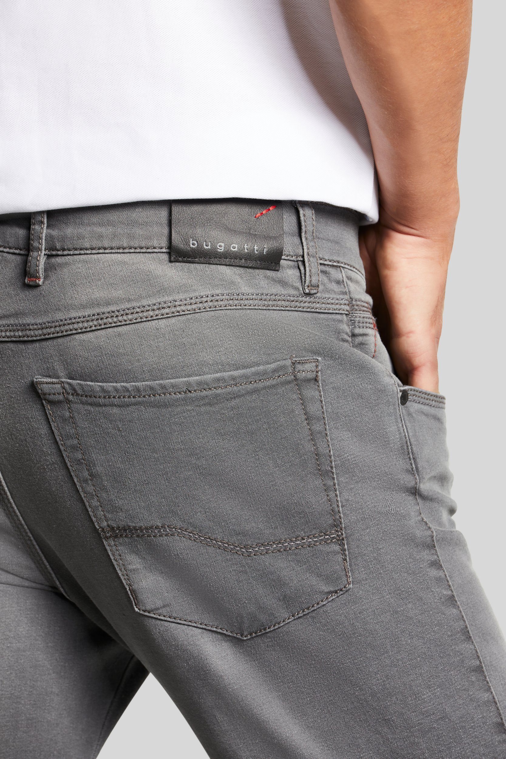 Bugatti 5-pocket jeans met power stretch