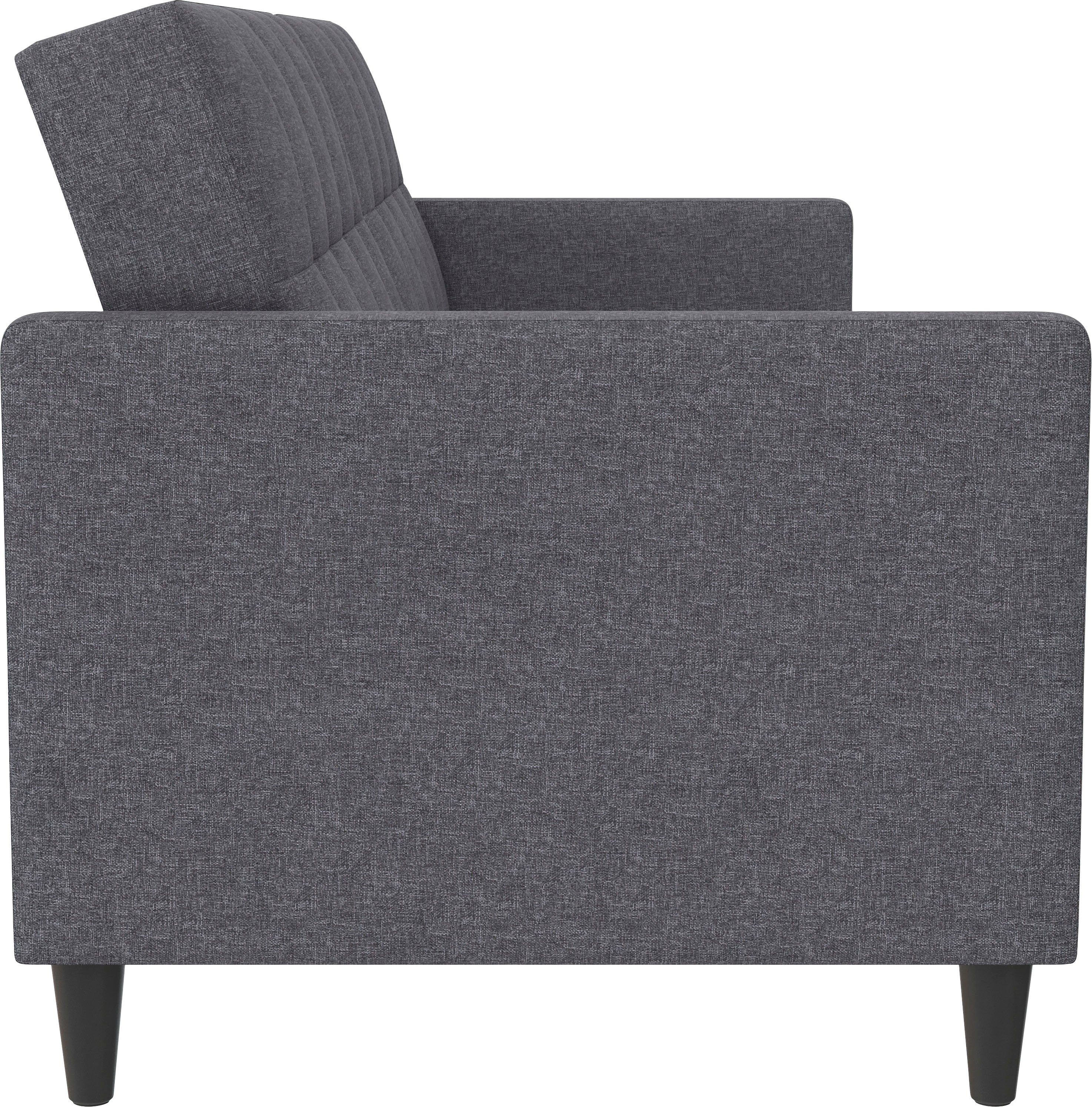 Dorel Home 3-zitsbank Hartford II Slaapfunctie, rugleuning 2-delig, 3-voudig verstelbaar, zithoogte 43 cm