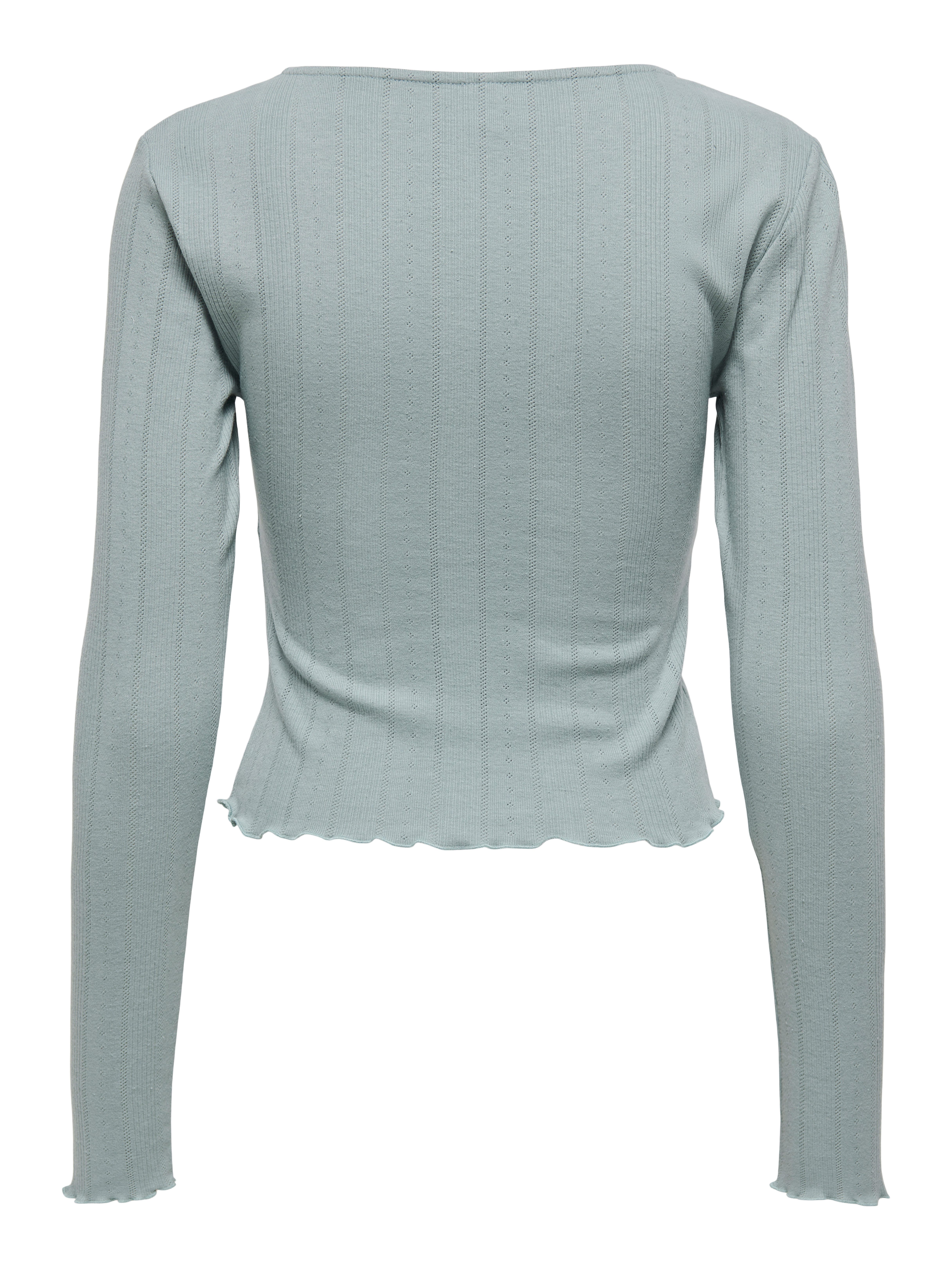 Only Shirt met lange mouwen ONLCARLOTTA L/S WRAP TOP JRS