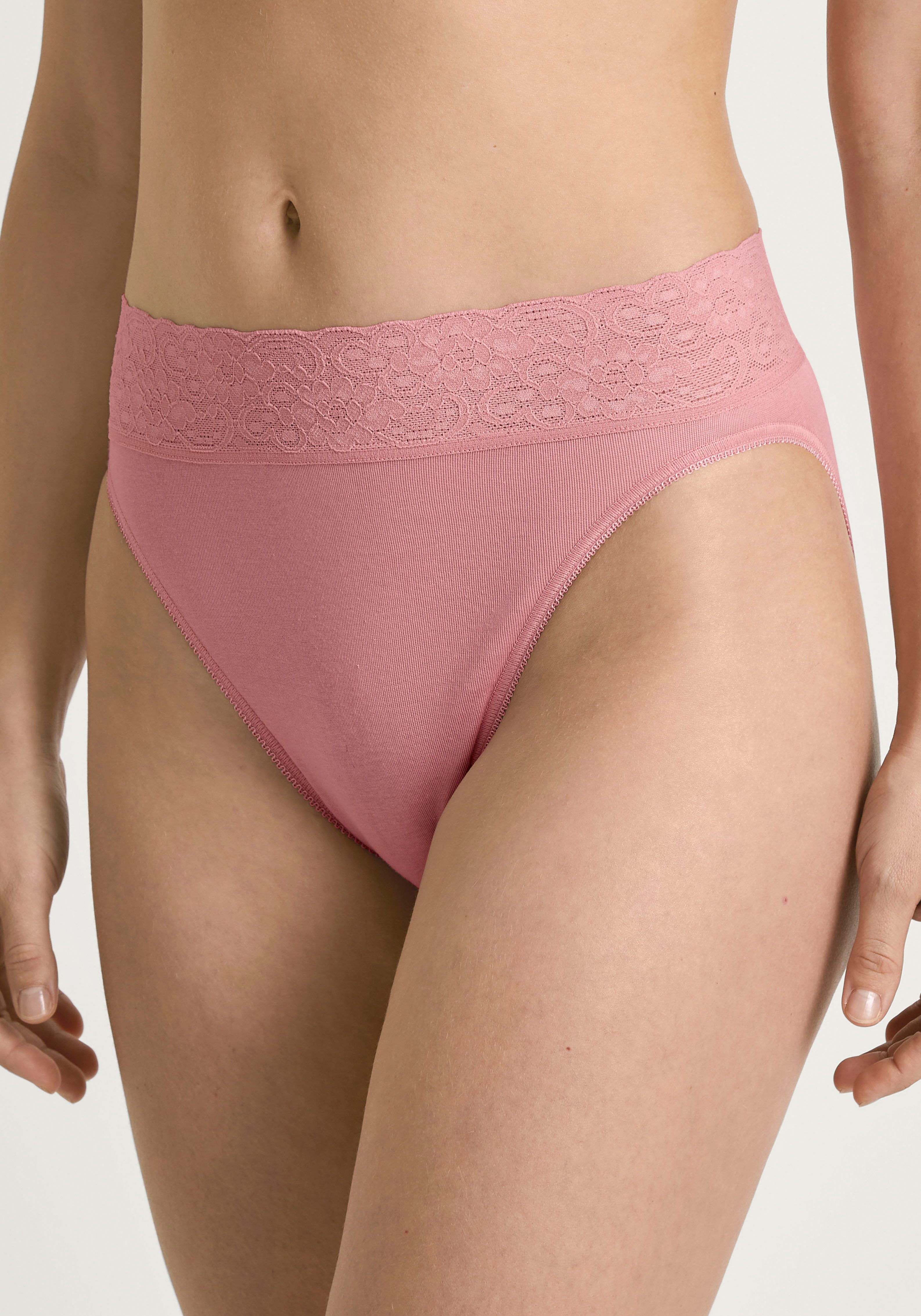 CALIDA Jazzpants Iconics met hoogwaardige lycra-kant aan de band (Set van 2)